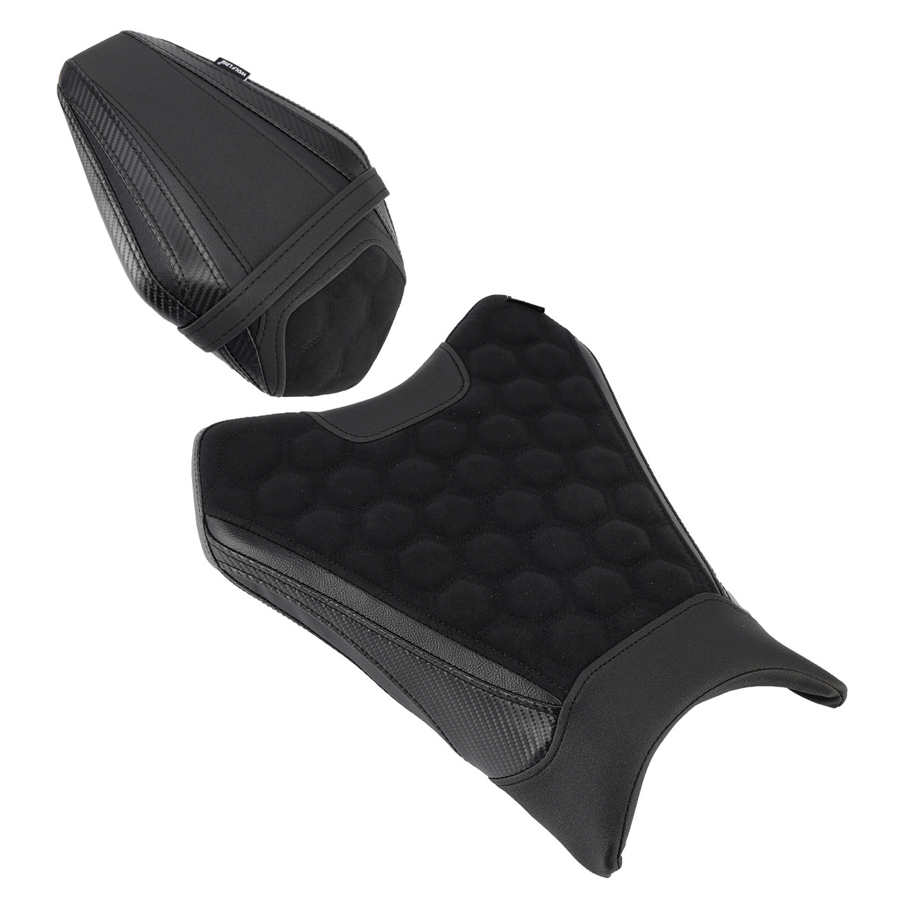 2019-2025 Kawasaki Zx-6R Front&Rear Seat Driver Cushion Black Generic