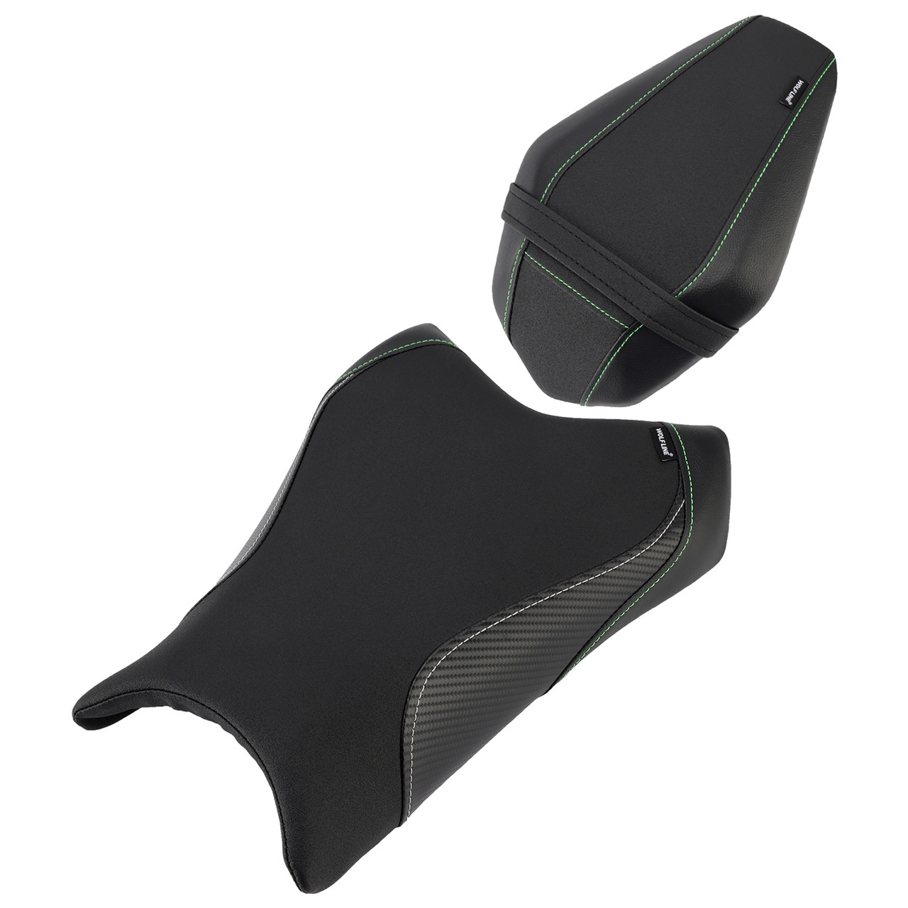 2019-2025 Kawasaki Zx-6R Front&Rear Seat Driver Cushion BLK Generic