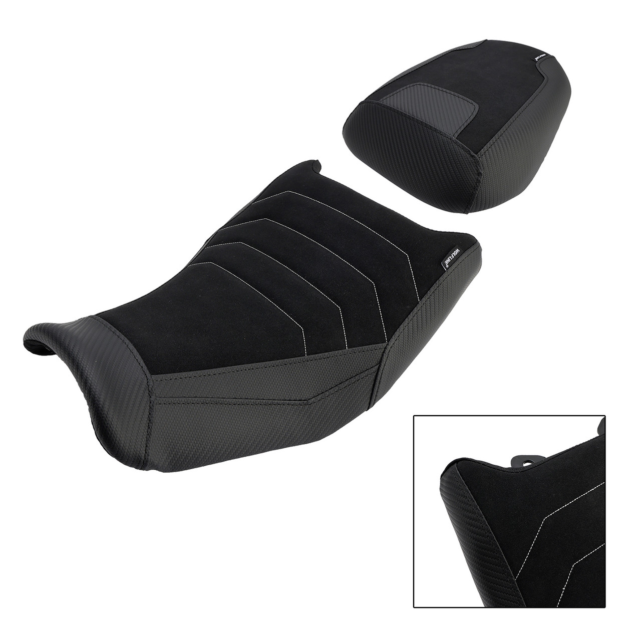 2024-2025 Suzuki V-Strom250Sx Front&Rear Seat Driver Cushion Lower Black Generic