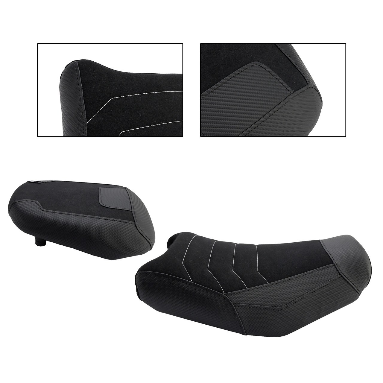 2024-2025 Suzuki V-Strom250Sx Front&Rear Raider Passenger Cushion Kit Black Generic