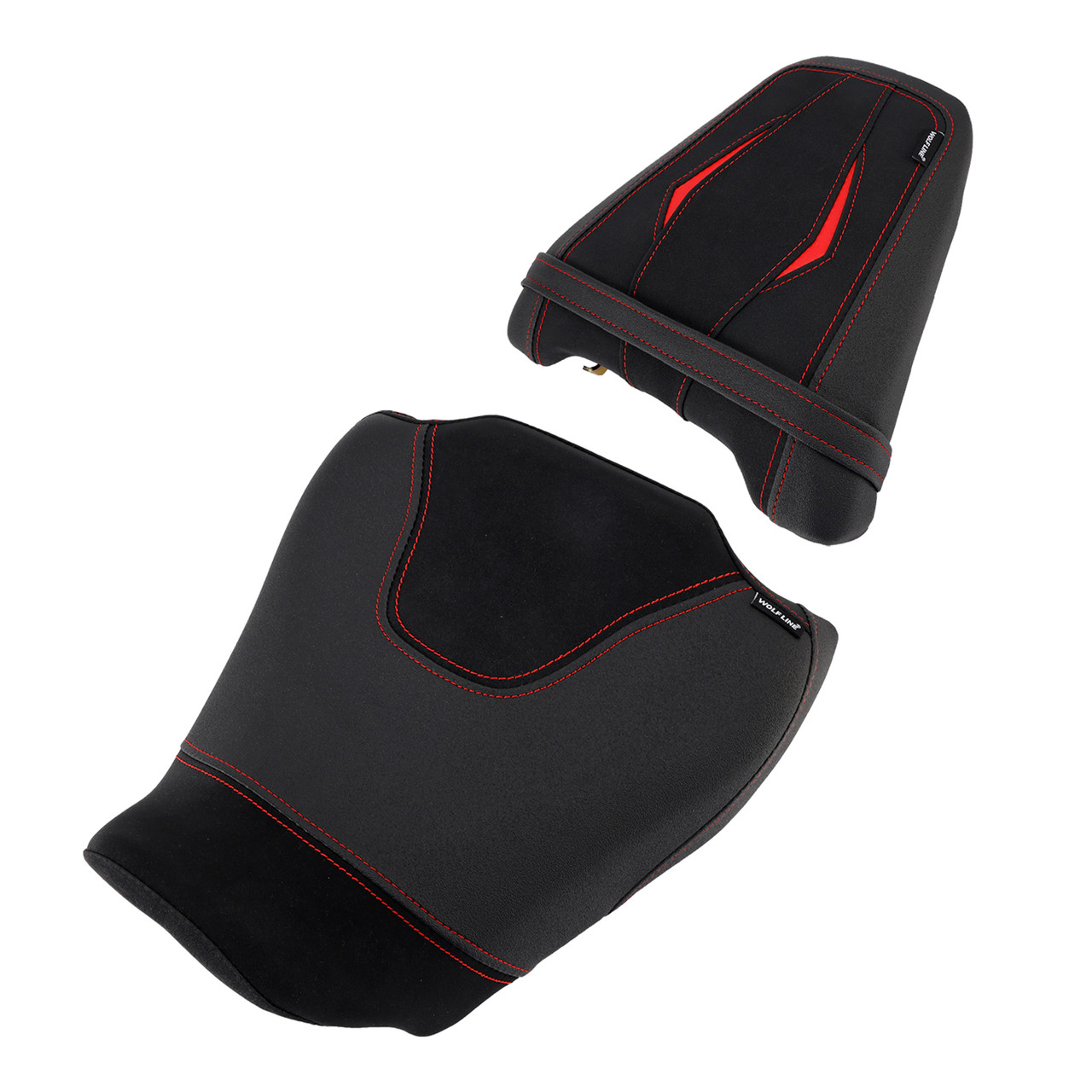 2024-2025 Honda Cb650R Cbr650R Front&Rear Raider Passenger Cushion Kit BLK Generic
