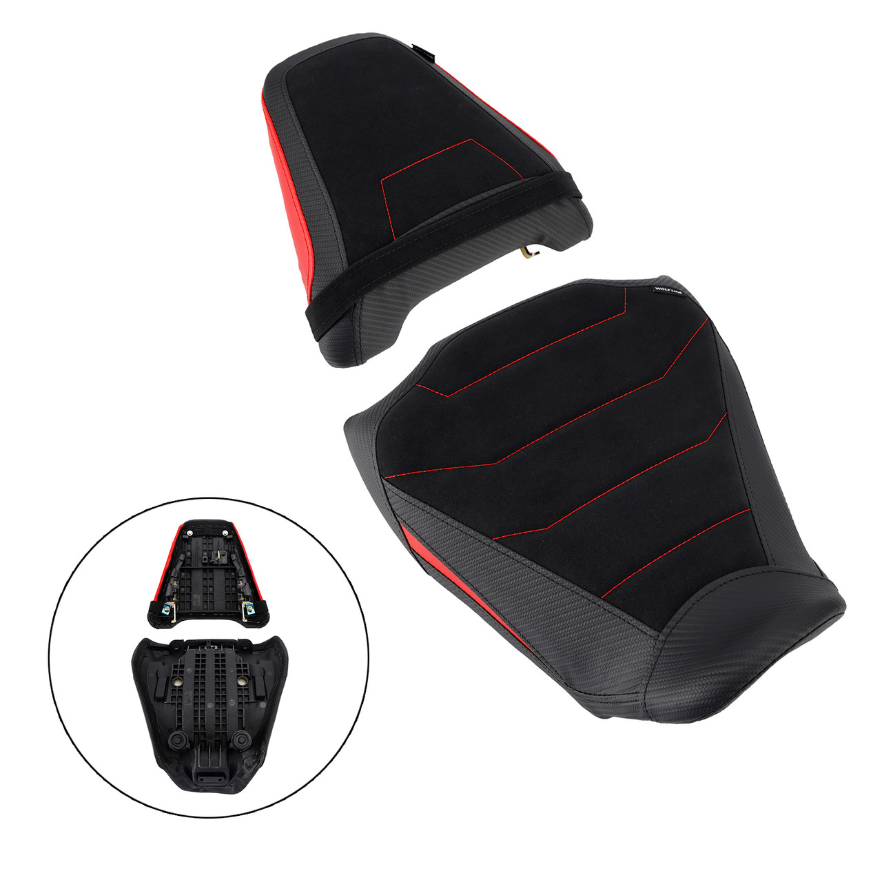 2024-2025 Honda Cb650R Cbr650R Front&Rear Raider Passenger Cushion Kit Rd Generic