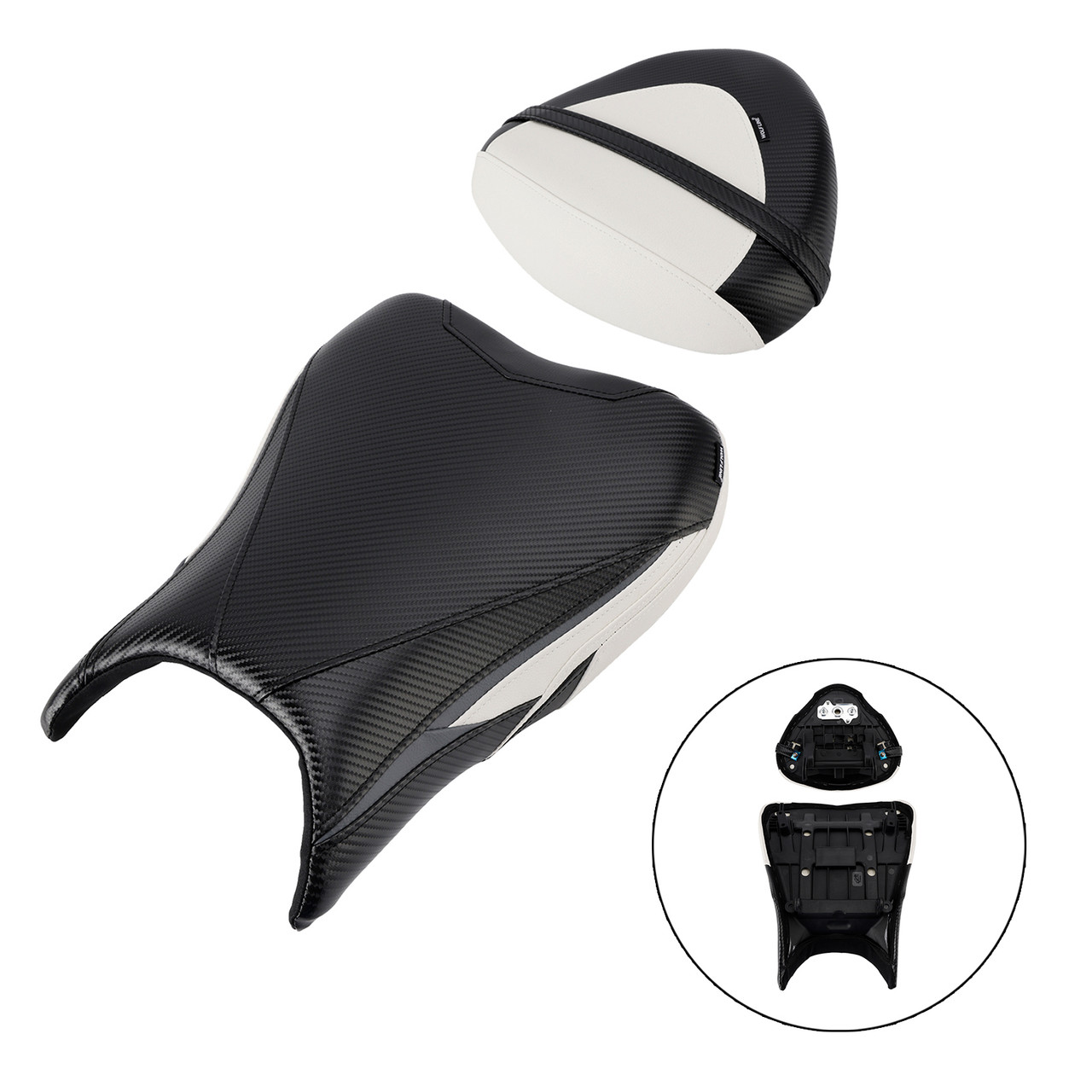 2022-2024 Suzuki Hayabusa Gsx1300R Front&Rear Raider Passenger Cushion Kit White Generic
