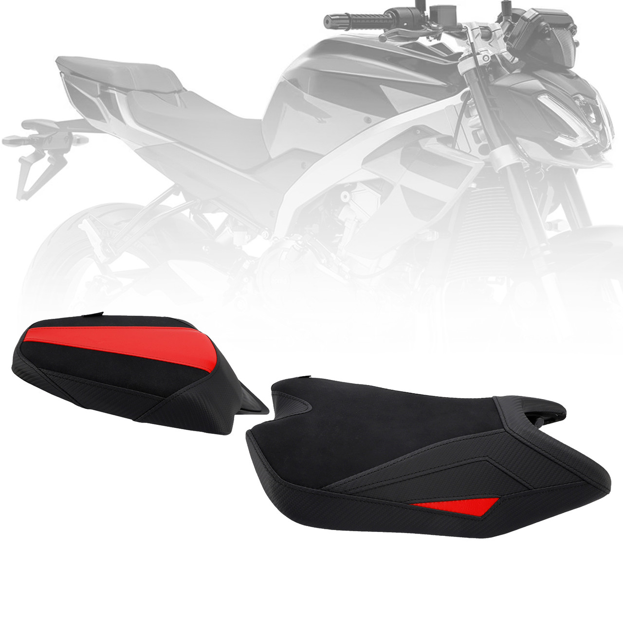 2024-2025 Aprilia Rs457 Front&Rear Raider Passenger Cushion Kit Black Generic