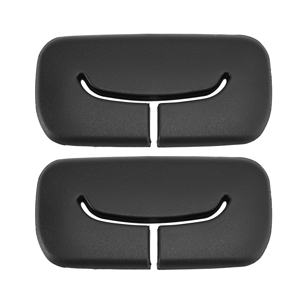 2011-2018 Jeep Wrangler Unlimited 2x Rear Black Seat Belt Bezel 1AP31DX9AA Generic