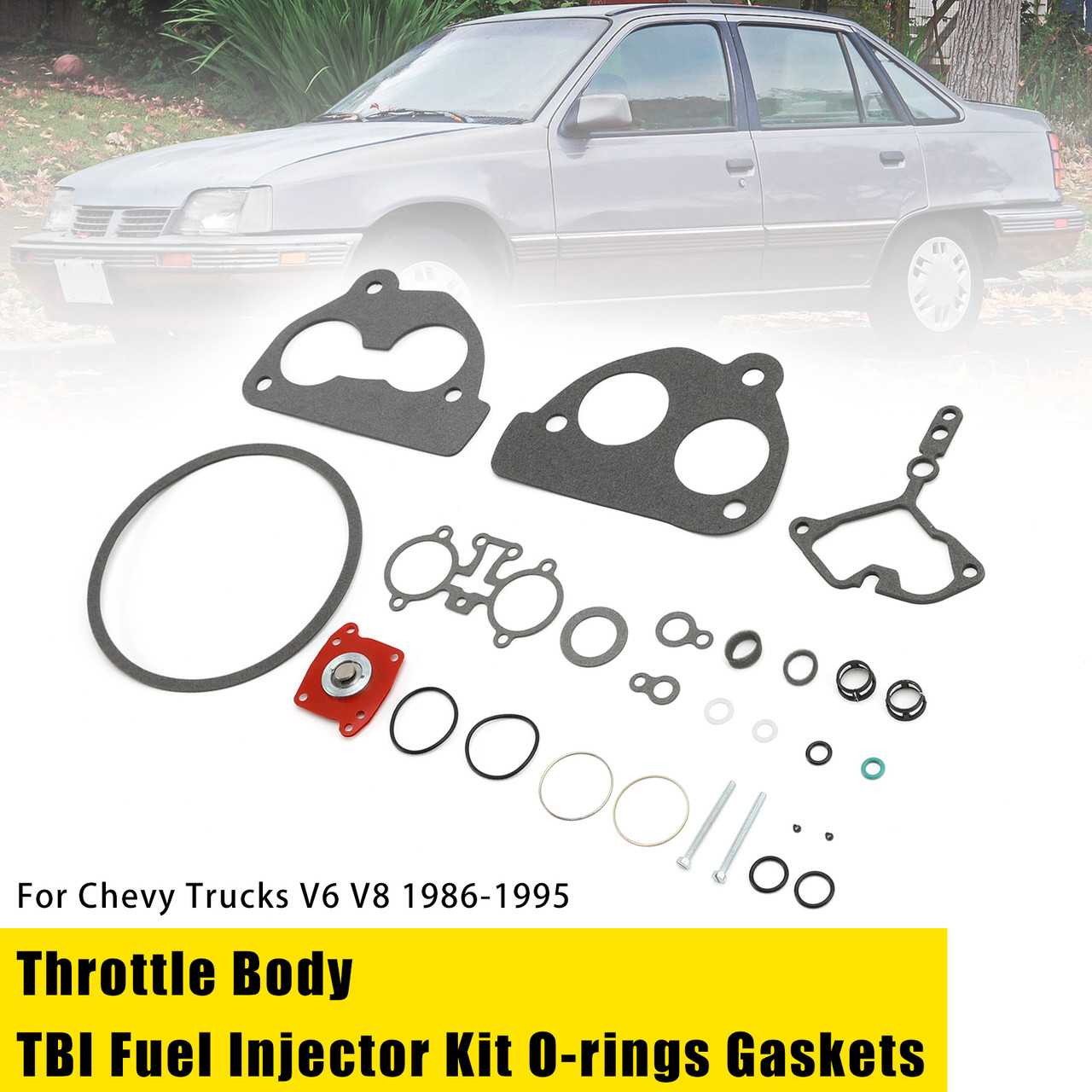 1988-1993 For Pontiac 305 engines Throttle Body TBI Fuel Injector Kit O-rings Gaskets Generic