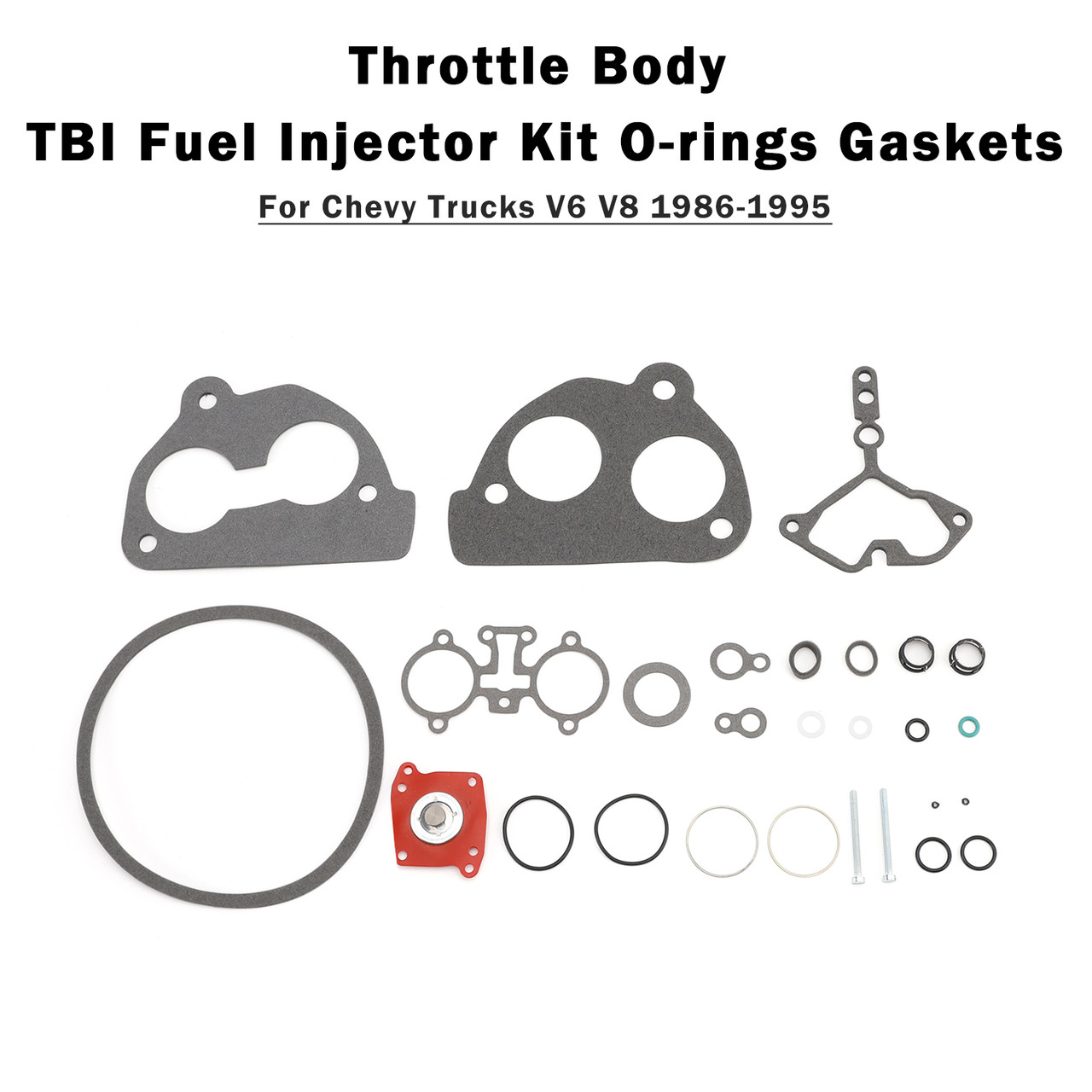 1988-1993 For Pontiac 305 engines Throttle Body TBI Fuel Injector Kit O-rings Gaskets Generic