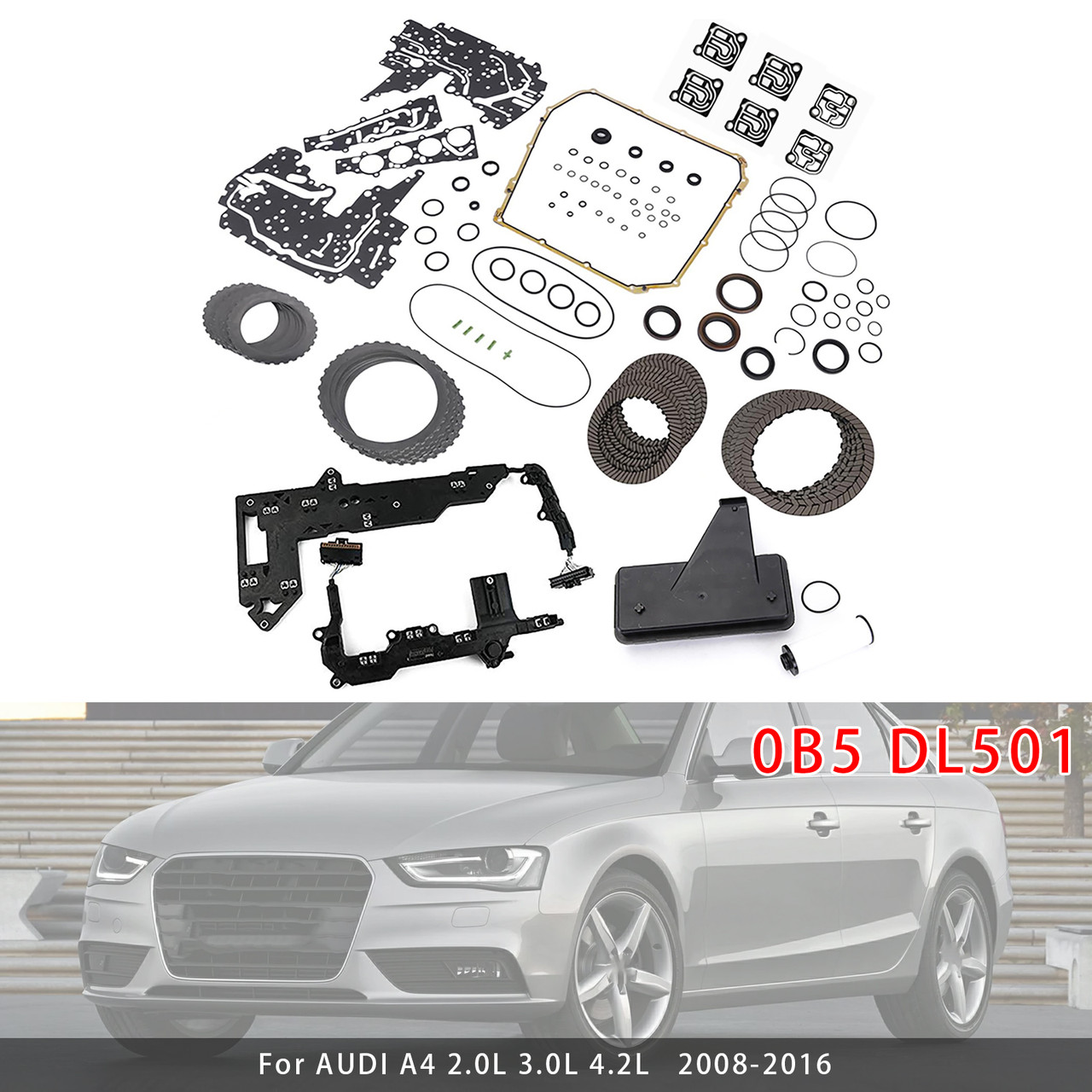 2008-2016 Audi 7 Speed 0B5 DL501 Transmission Master Rebuild Kit Clutch Plates Generic