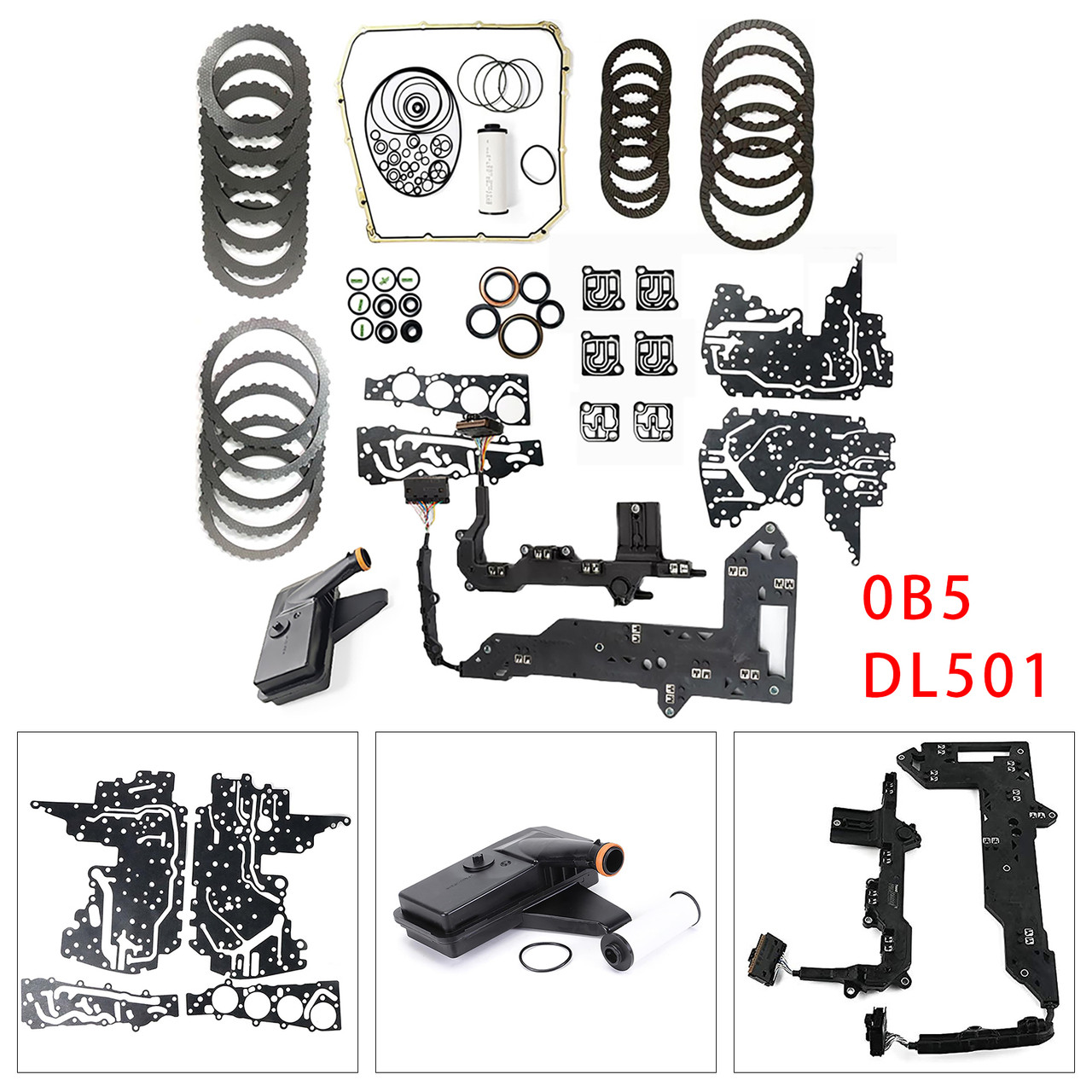 2008-2016 Audi 7 Speed 0B5 DL501 Transmission Master Rebuild Kit Clutch Plates Generic