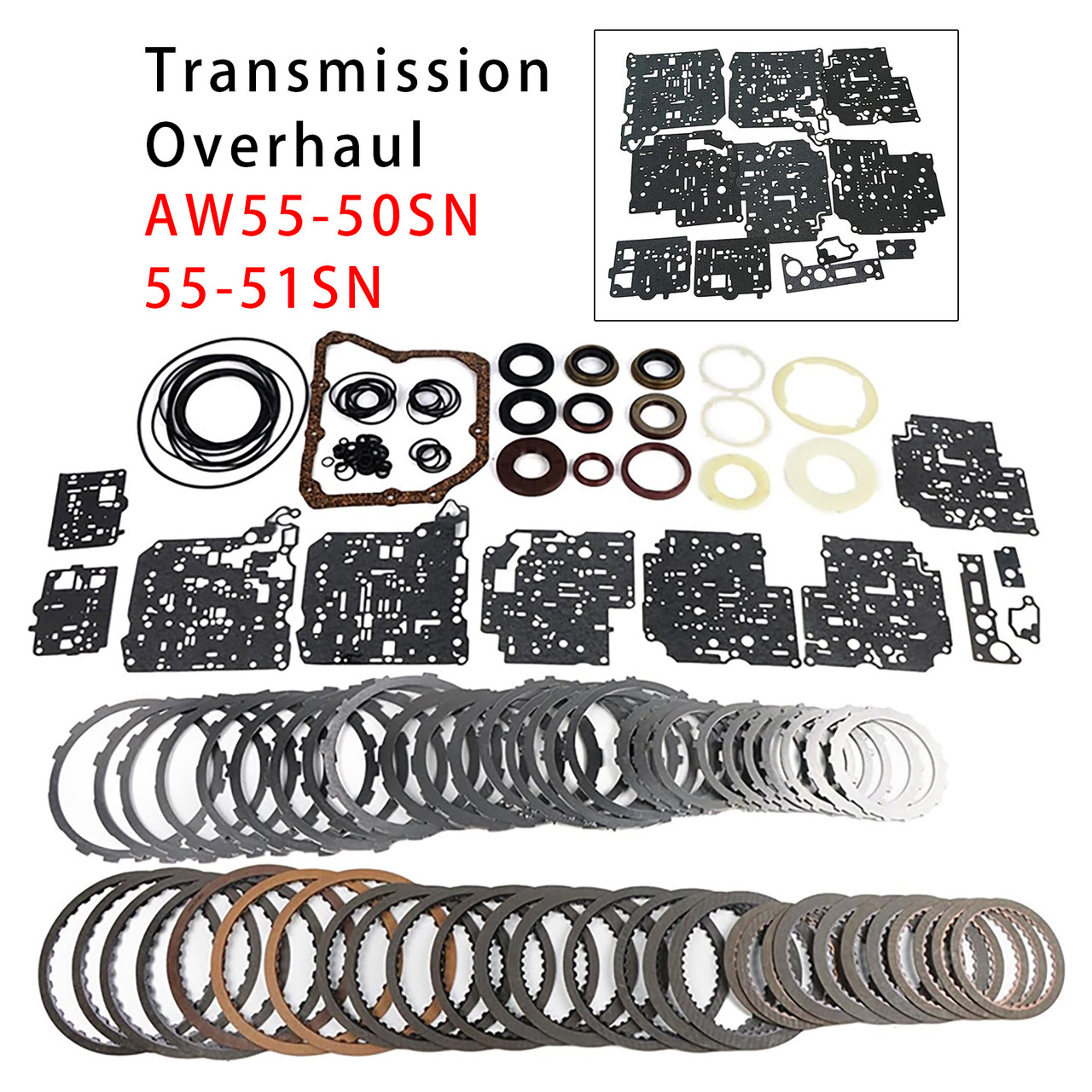 2004-2007 Nissan Altima Maxima Quest AW55-50SN 55-51SN Transmission Master Rebuild Kit Generic