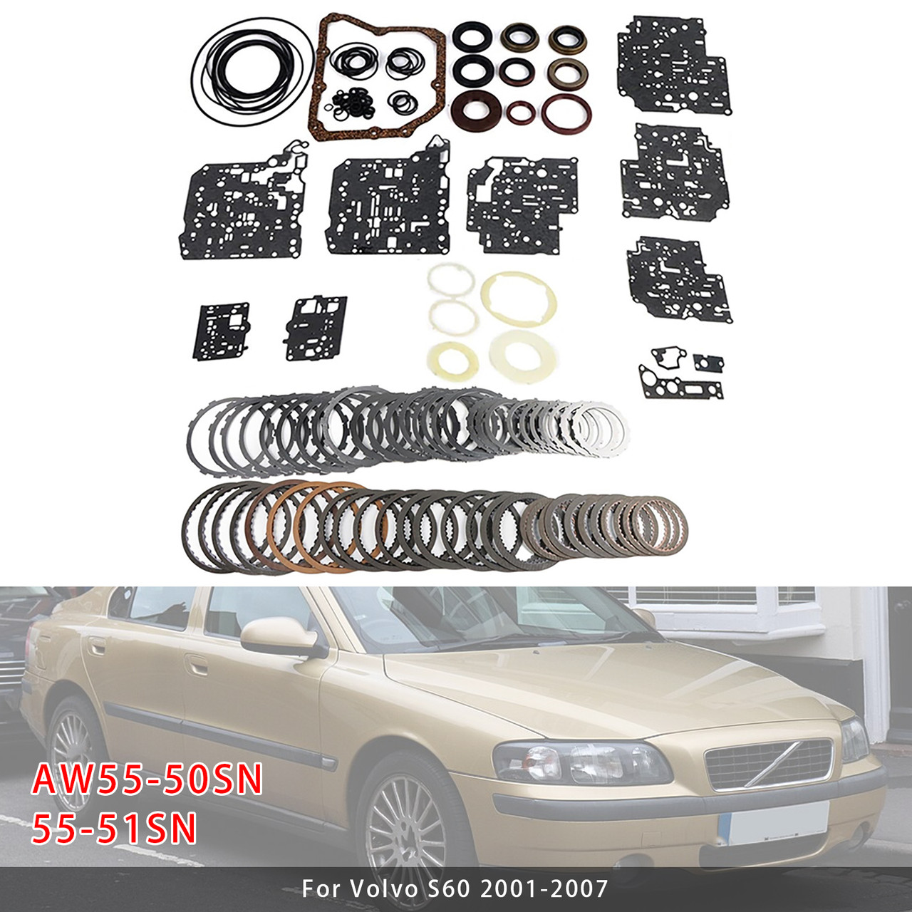 2002-2007 SAAB 93 95 AW55-50SN 55-51SN Transmission Master Rebuild Kit Generic