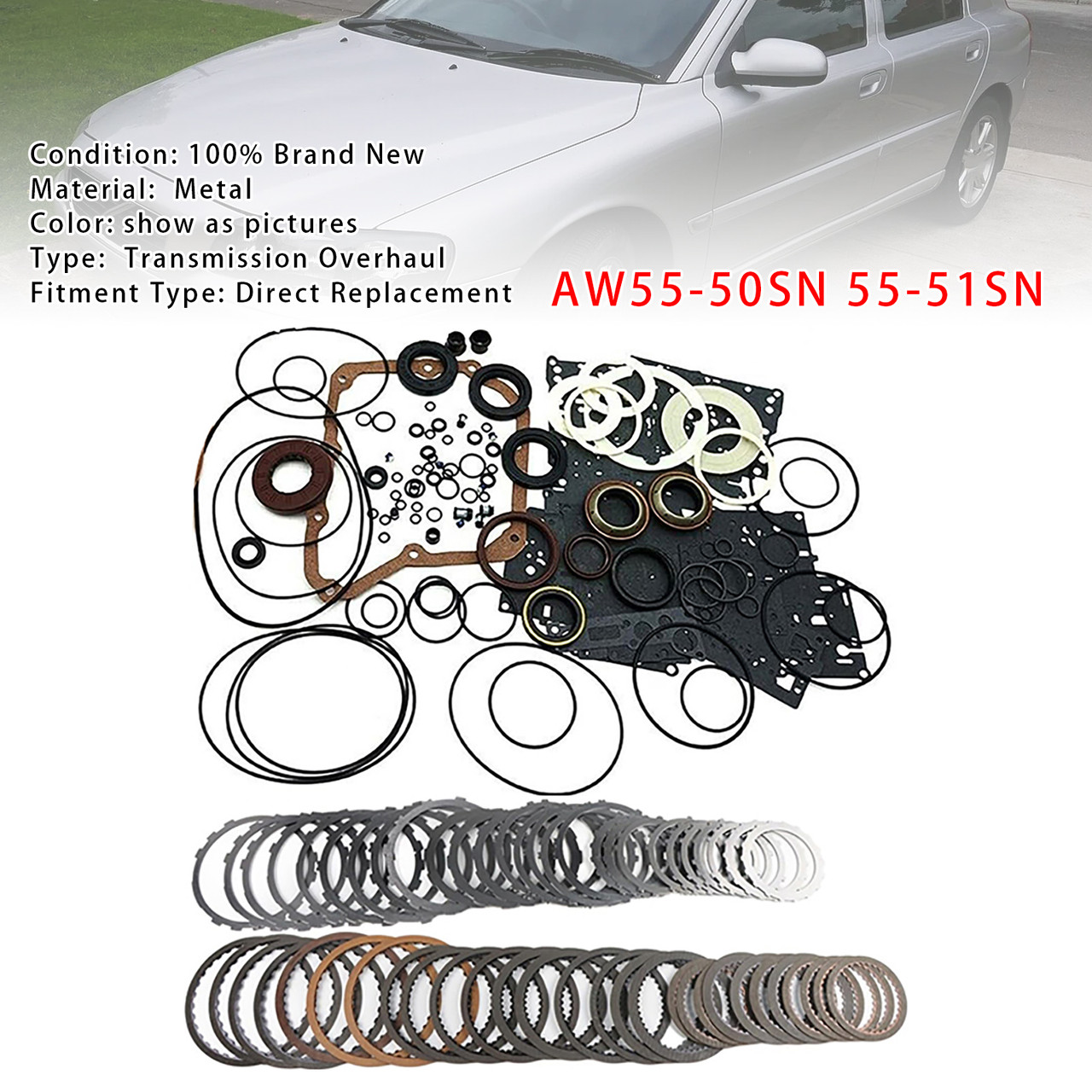 2005-2007 Chevy Equinox AW55-50SN 55-51SN Transmission Master Rebuild Kit Generic