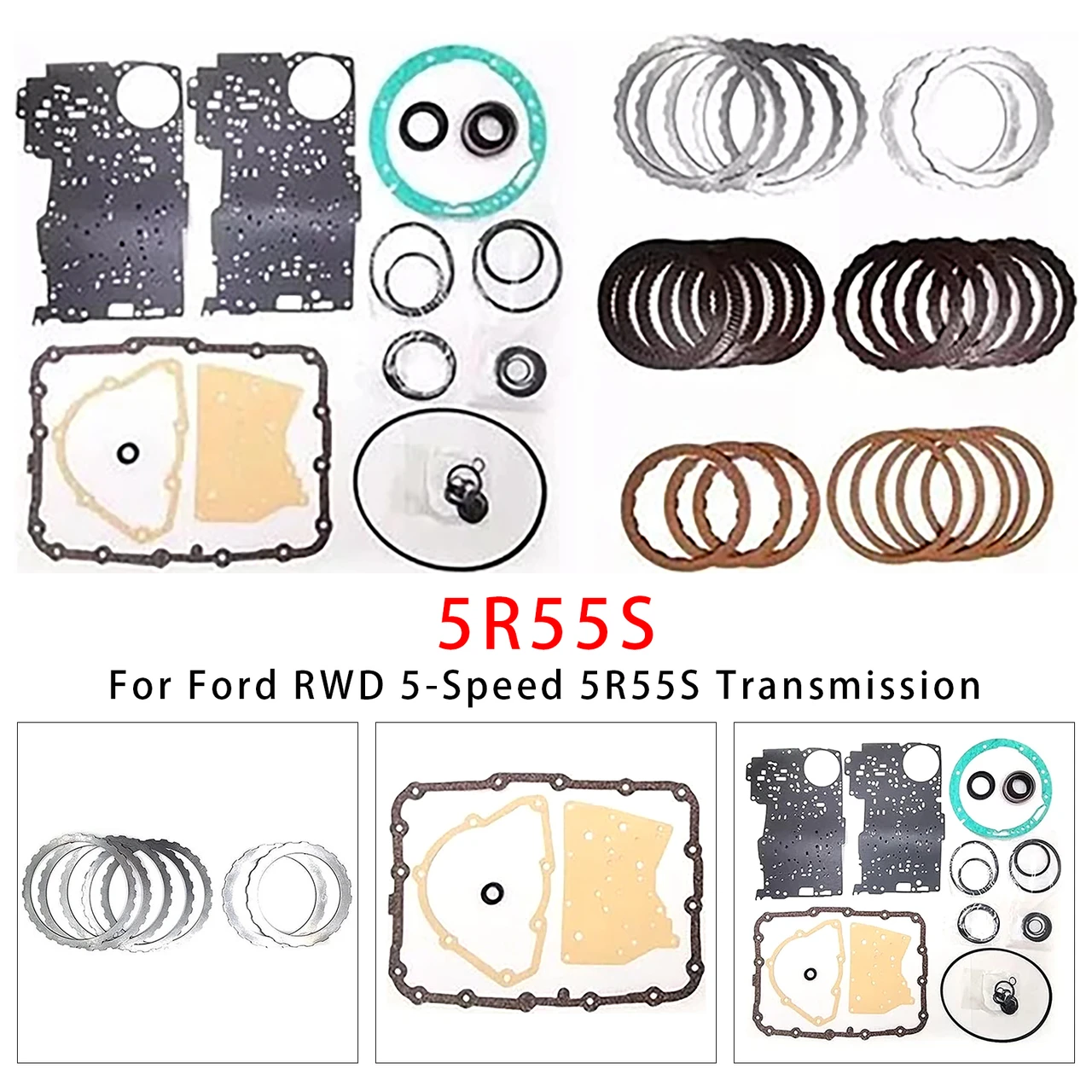 5R55S Auto Transmission Rebuild Kit Overhaul Clutch Plate For Ford RWD 5-Speed