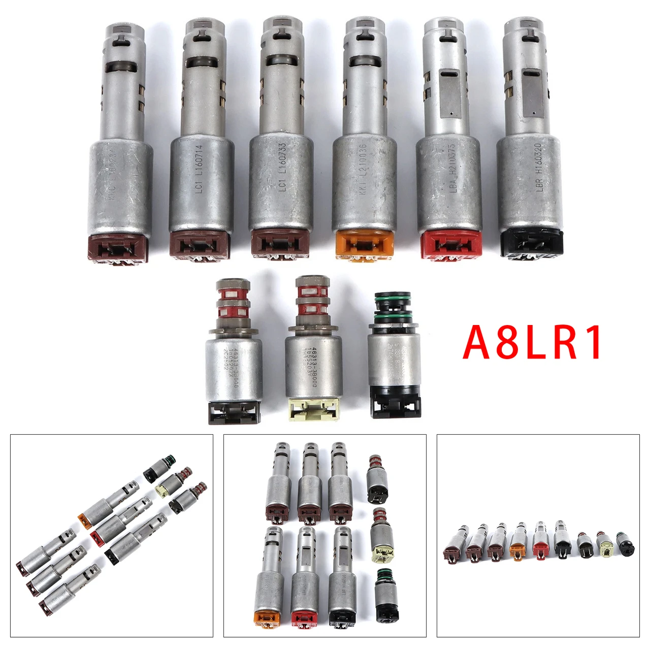 2011-2016 Hyundai Genesis 9PCS A8LR1 Transmission Solenoid Valve Kit Generic