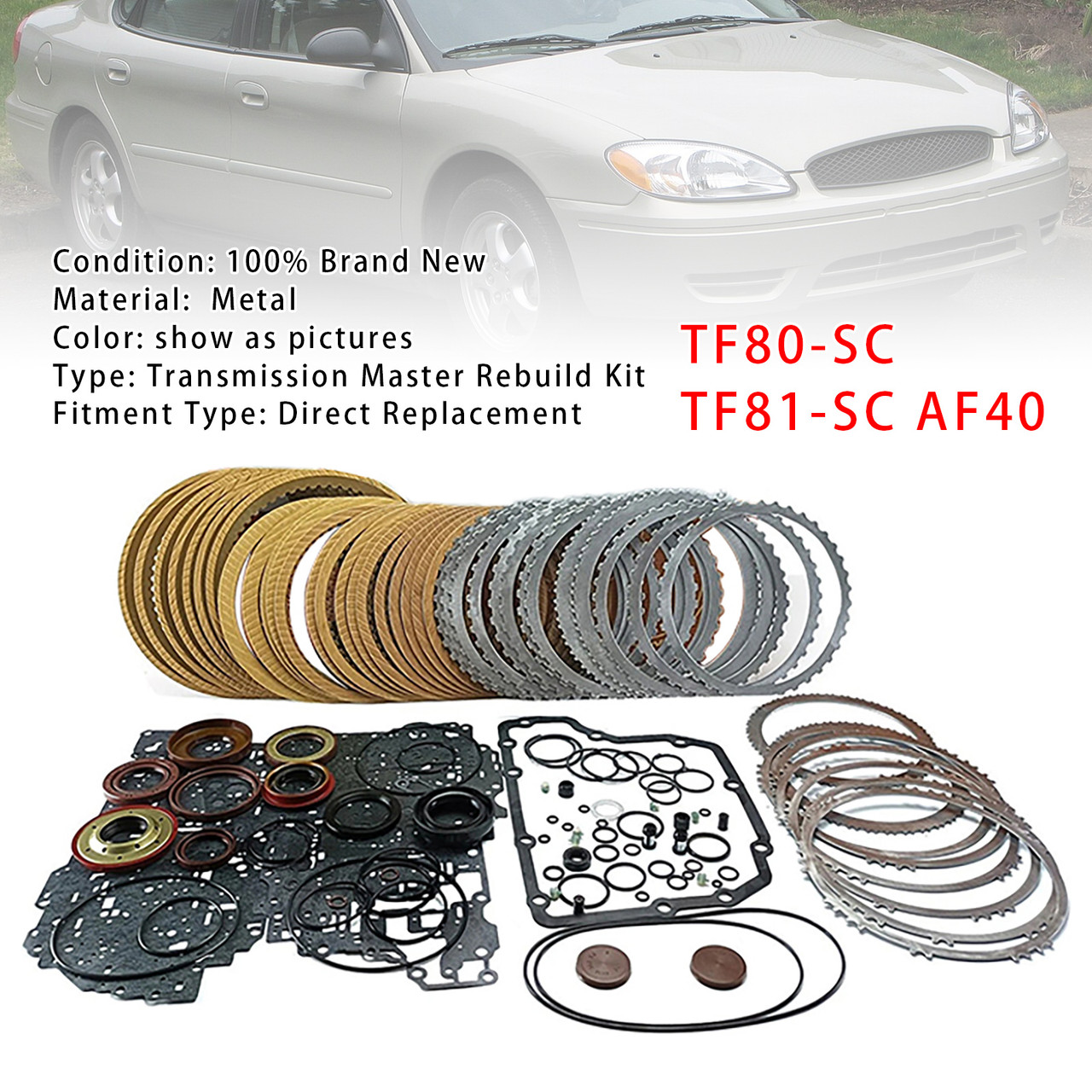 TF80-SC TF81-SC AF40 Transmission Master Rebuild Kit For Ford Land Rover