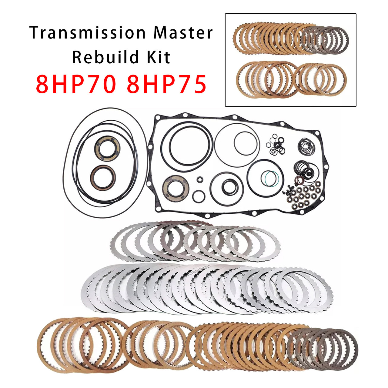2009-2011 ROLLS ROYCE GHOST 8HP70 8HP75 Auto Transmission Master Rebuild Kit Clutch Plates Generic