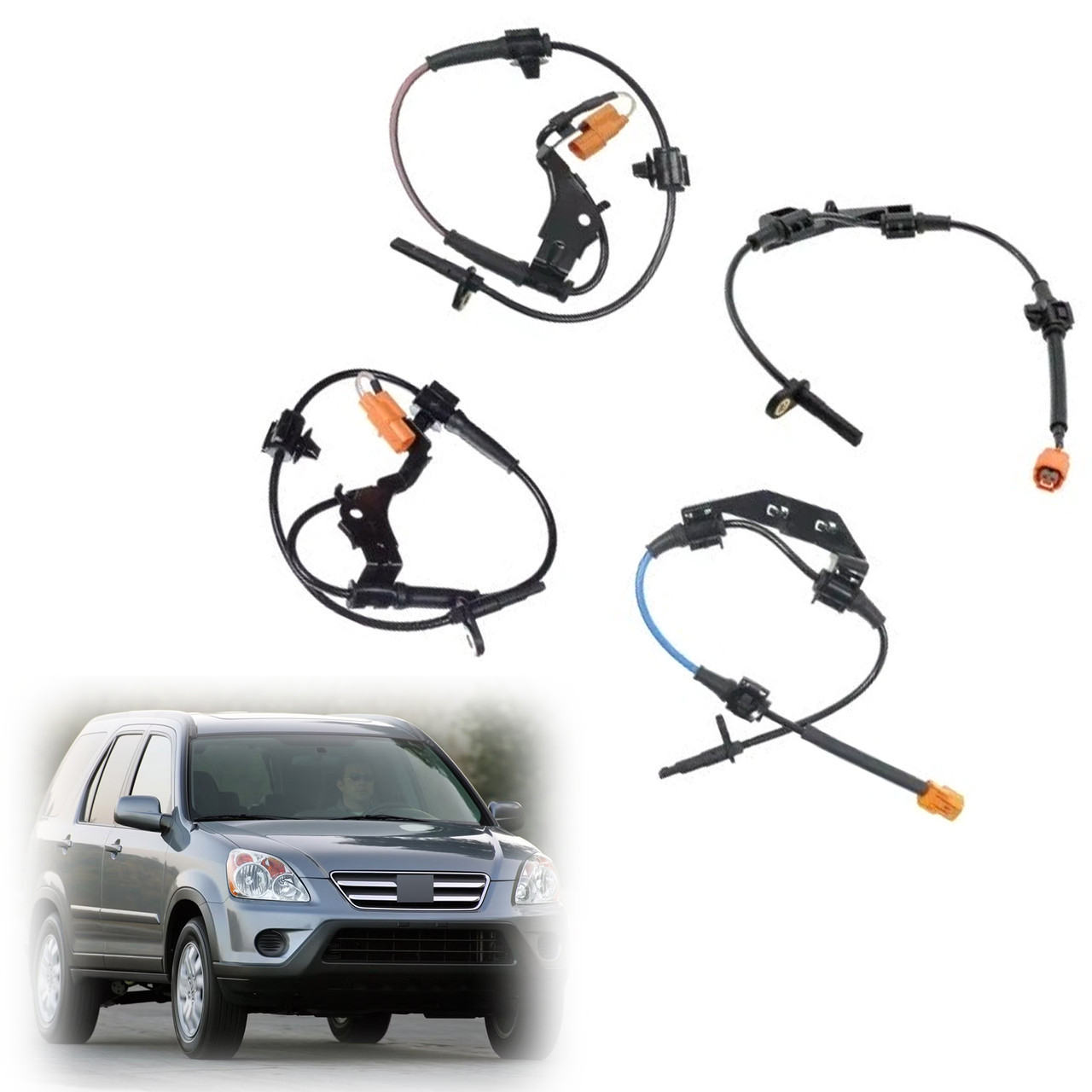 2002-2006 HONDA CR-V 4×ABS Wheel Speed Sensor Front Rear Left & Right Generic