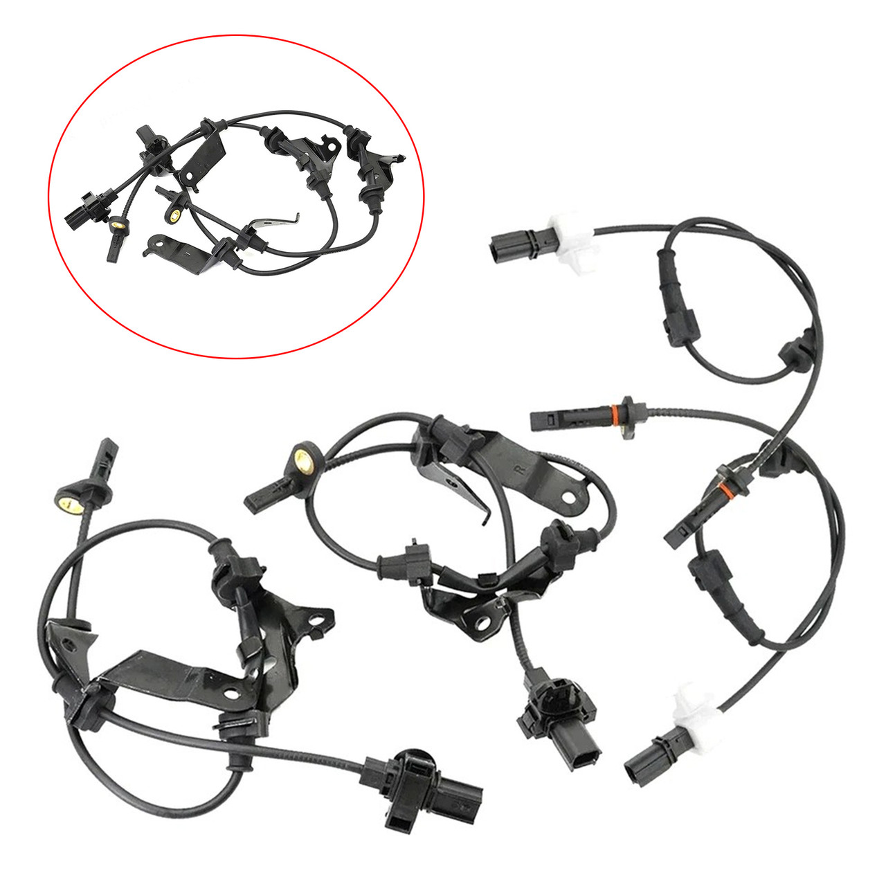 2008-2012 HONDA ACCORD 4×ABS Wheel Speed Sensor Front Rear Left Right Generic