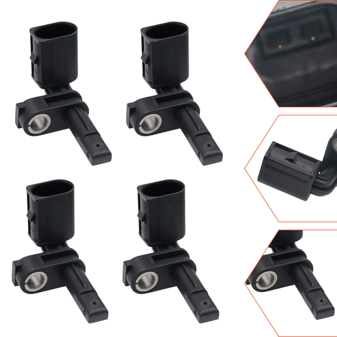 2006-2015 Audi Q7 4LB 4×ABS Wheel Speed Sensor Front Rear Left Right Generic