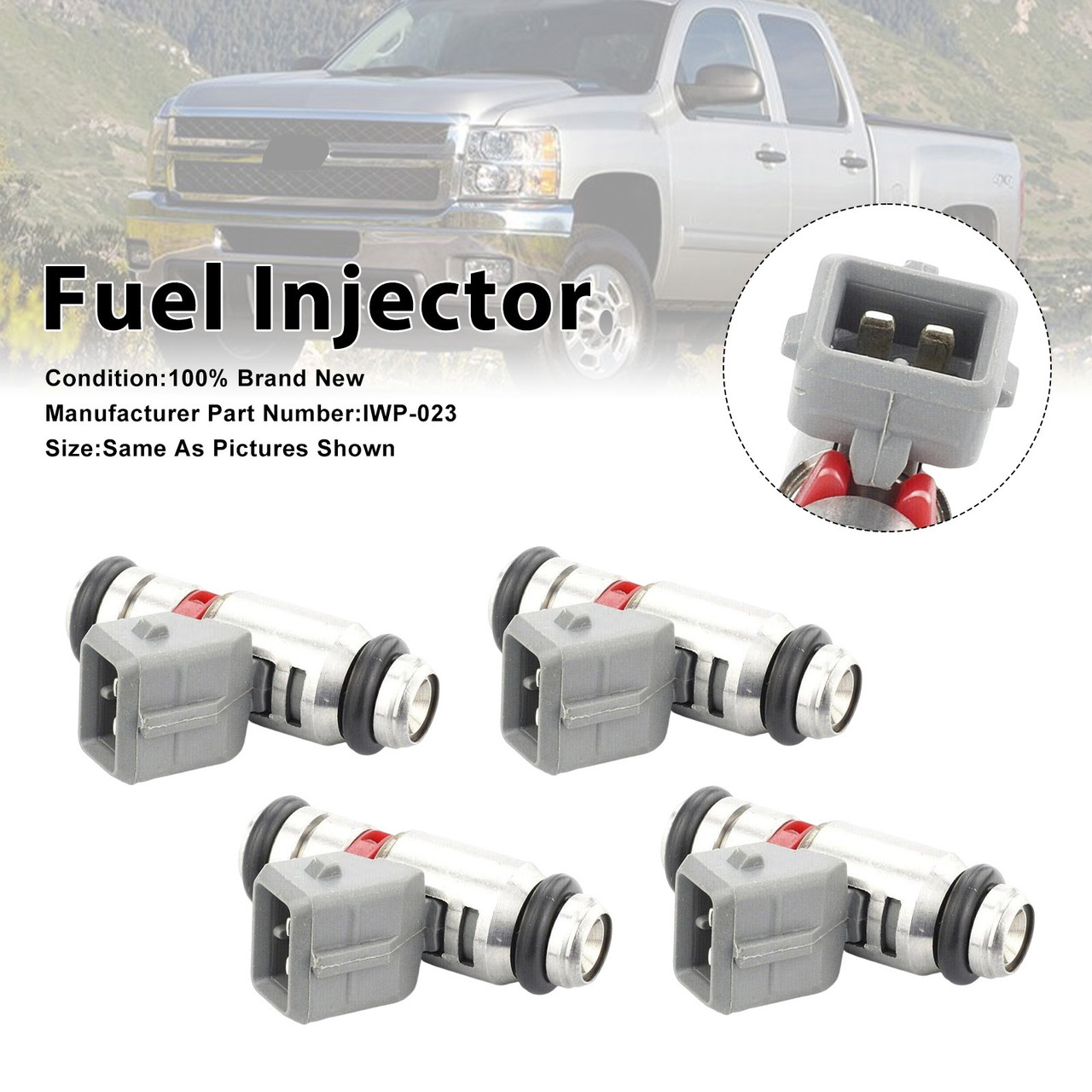 1994-1999 VW Polo (6N1) 4Pcs Fuel Injector IWP-023 Generic