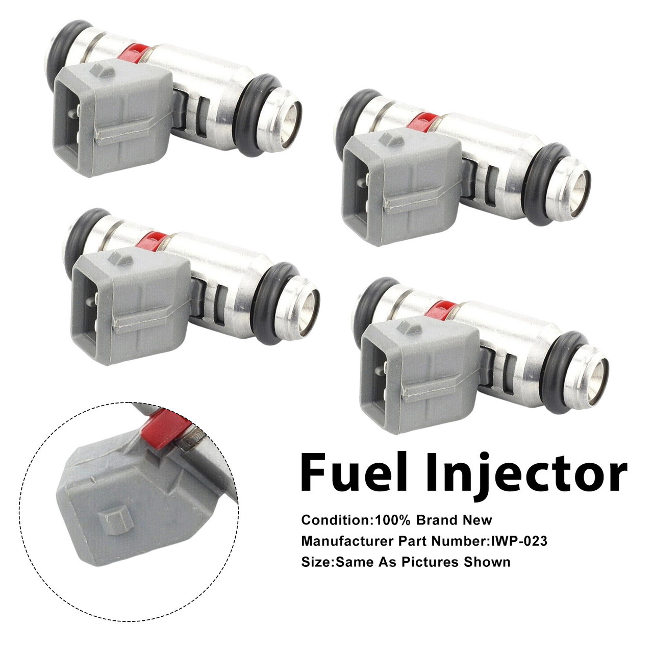 1991-1998 VW Vento (1H2) 4Pcs Fuel Injector IWP-023 Generic