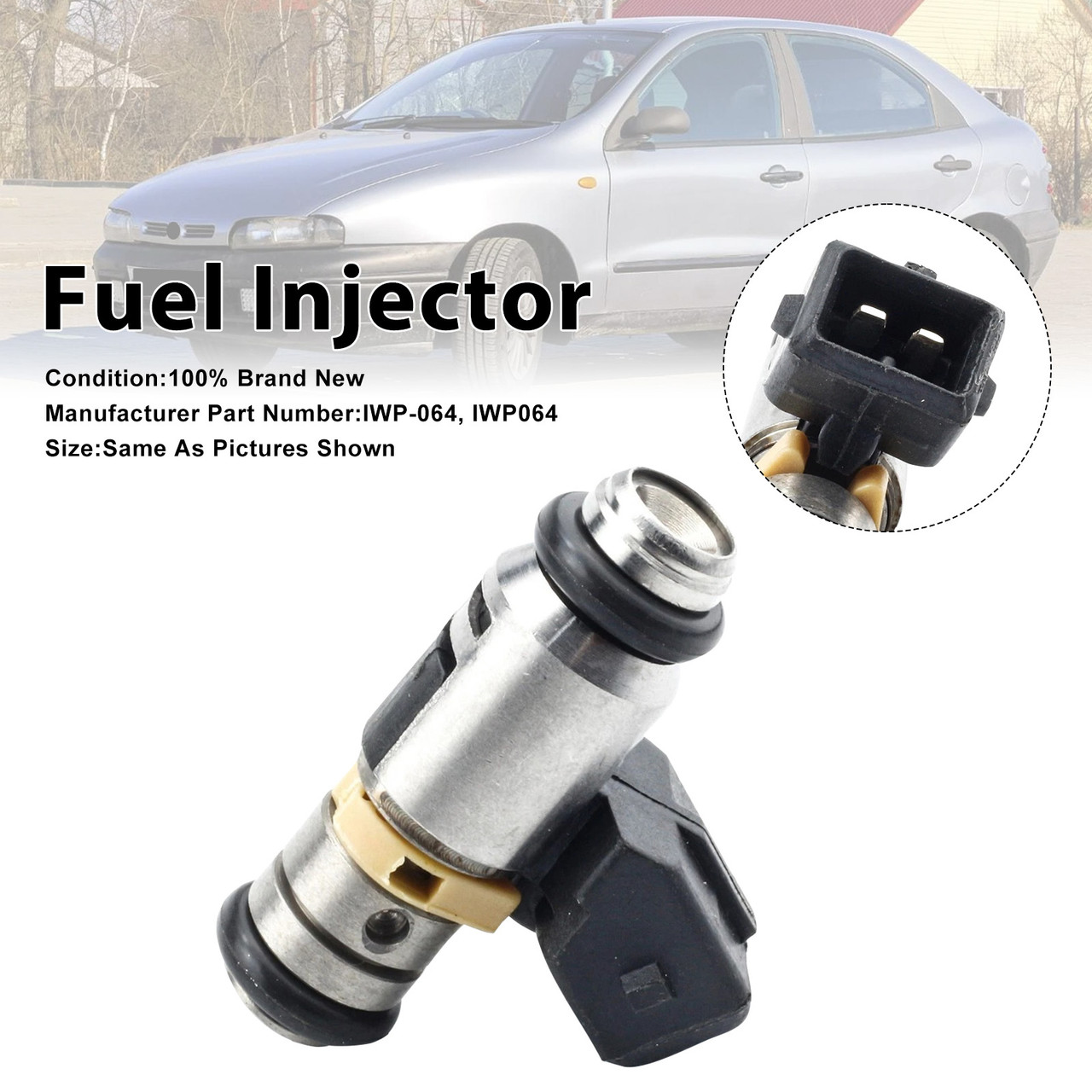 1995-2002 Fiat Brava Bravo Marea 1Pcs Fuel Injector IWP-064 Generic