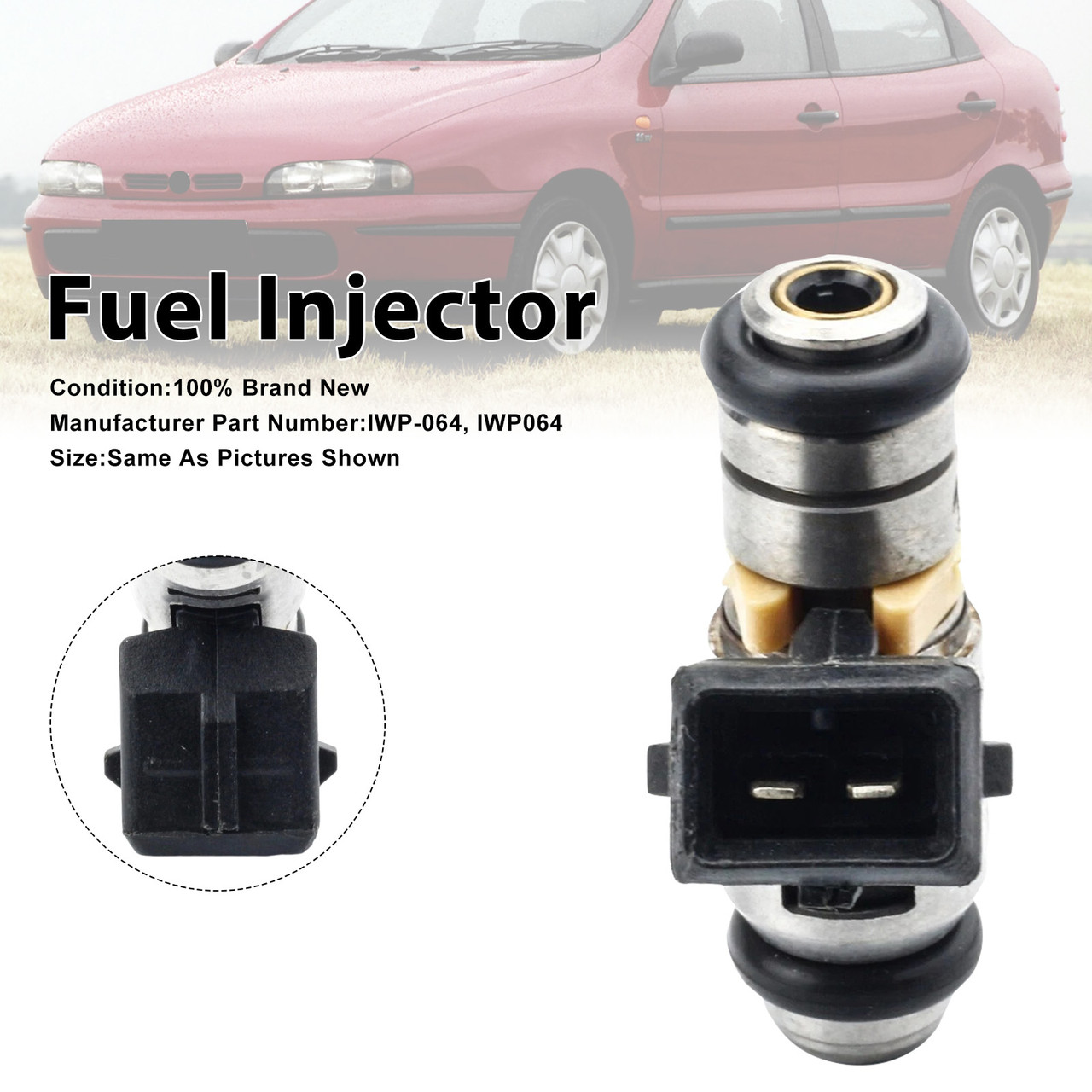 1996-1999 Lancia Dedra 835 1.6 16V 1Pcs Fuel Injector IWP-064 Generic