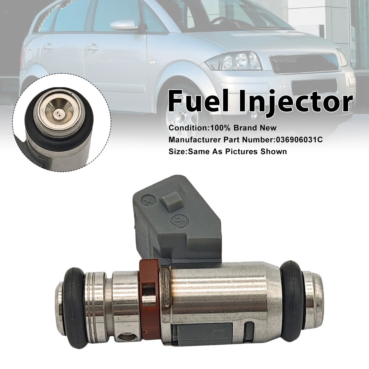 2000-2005 Audi A2 1Pcs Fuel Injector 036906031C Generic