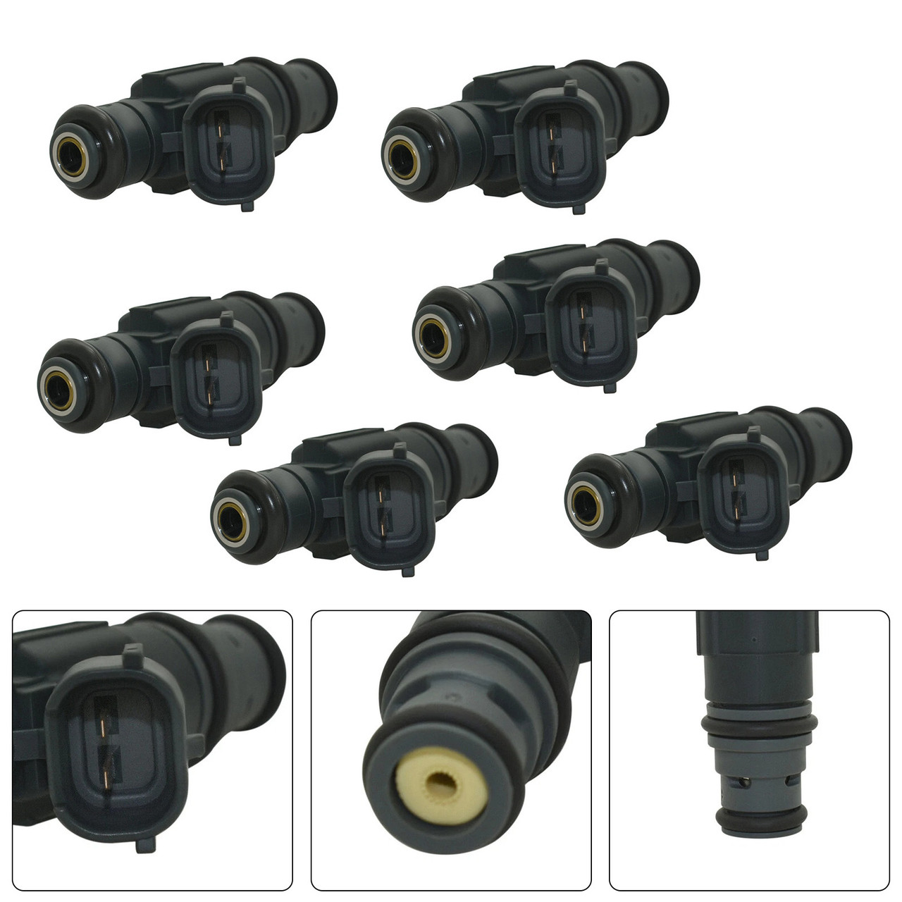 2001-2005 Volkswagen EuroVan Golf Jetta V6 2.8L 6Pcs Fuel Injector 0280155985 Generic