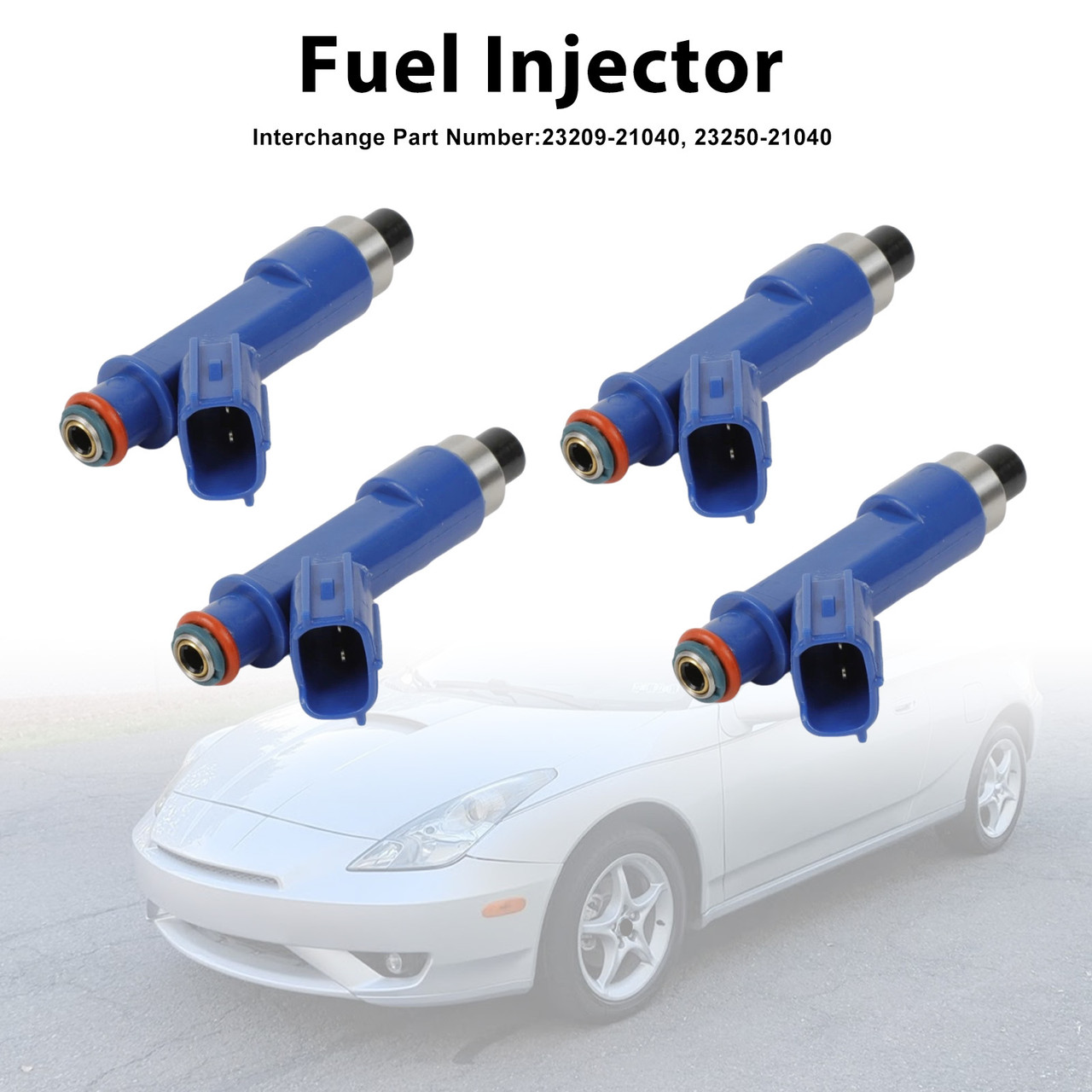 2003-2014 Toyota Celica Corolla Matrix 1.8L L4 4Pcs Fuel Injector 23250-21040 Generic