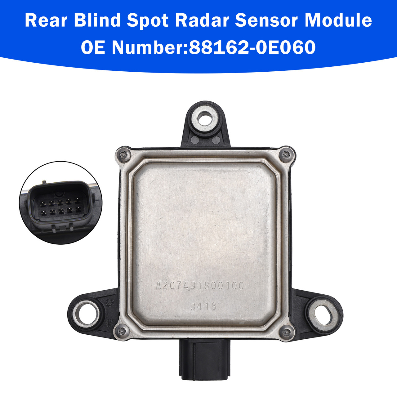 2017-2019 Lexus RX350 RX450 Rear Blind Spot Radar Sensor Module 88162-0E060 Generic