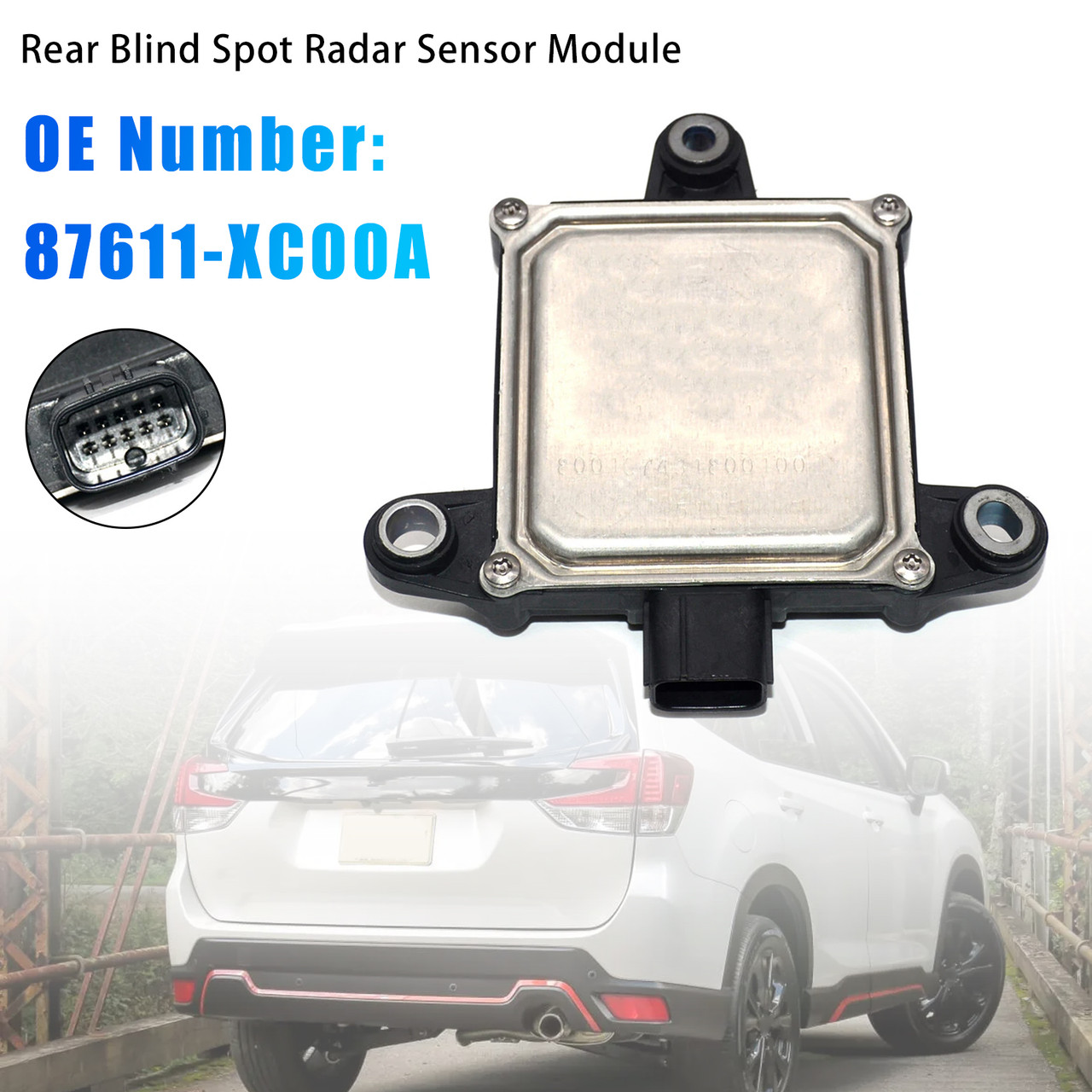 2017-2019 Subaru Forester Rear Blind Spot Radar Sensor Module 87611-XC00A Generic