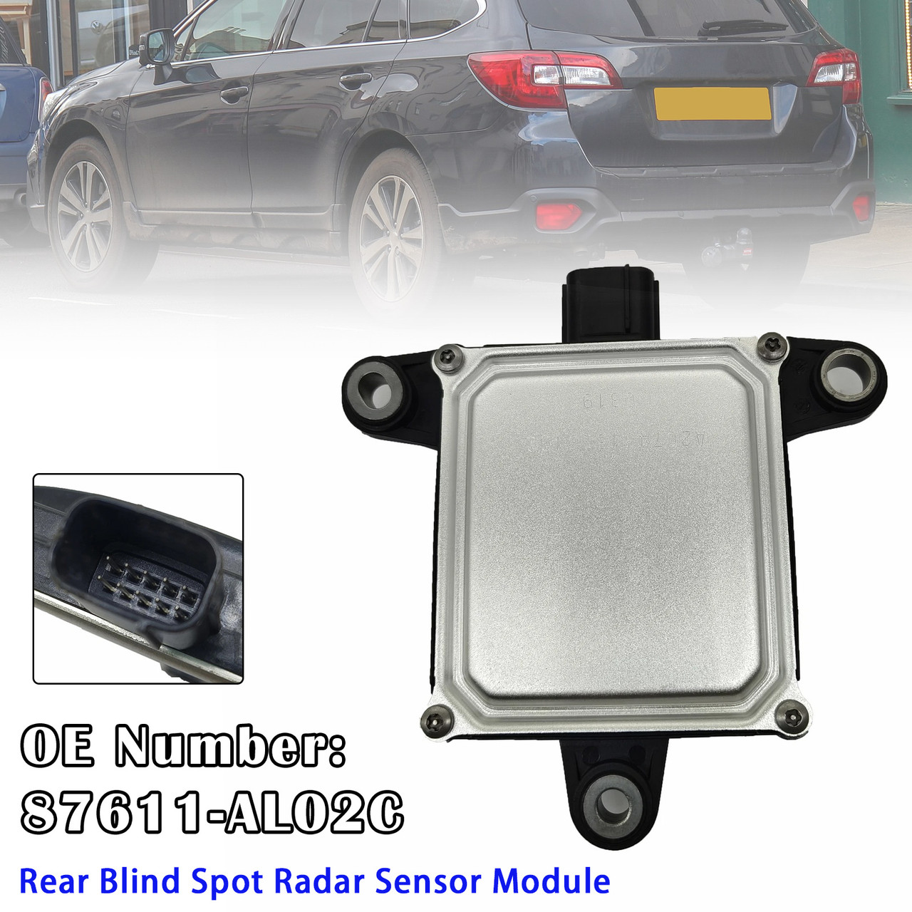 2018-2019 Subaru Outback Rear Blind Spot Radar Sensor Module 87611-AL02C Generic