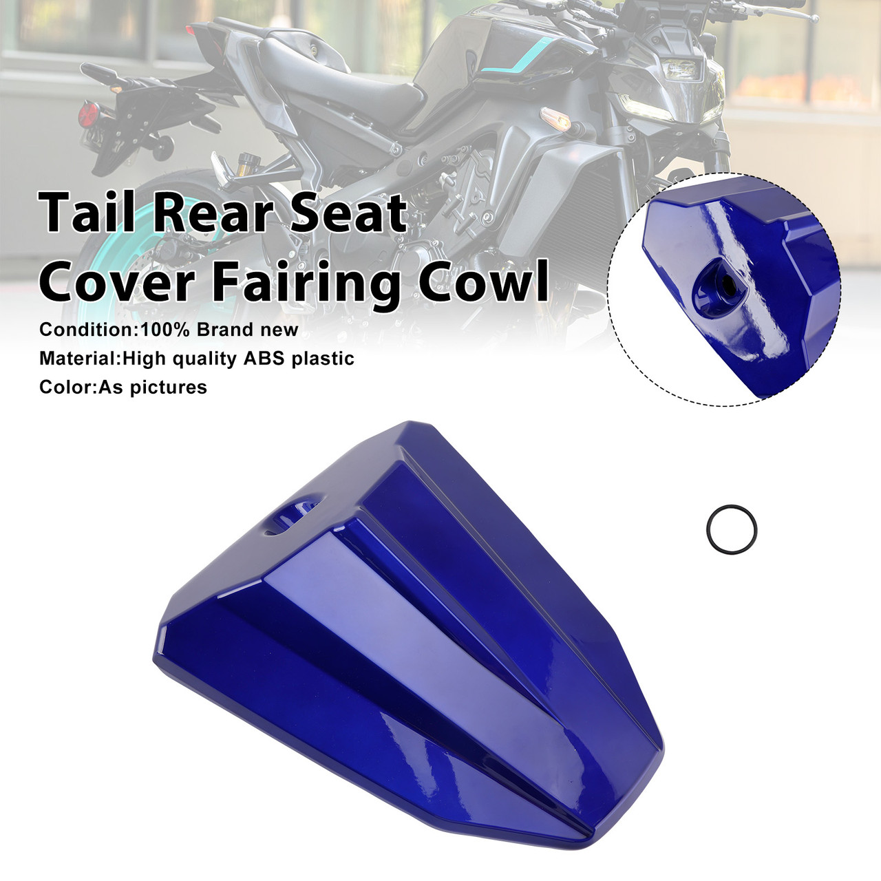 2024-2026 Yamaha MT-09 / MT-09 SP Tail Rear Seat Cover Fairing Cowl Blue Generic