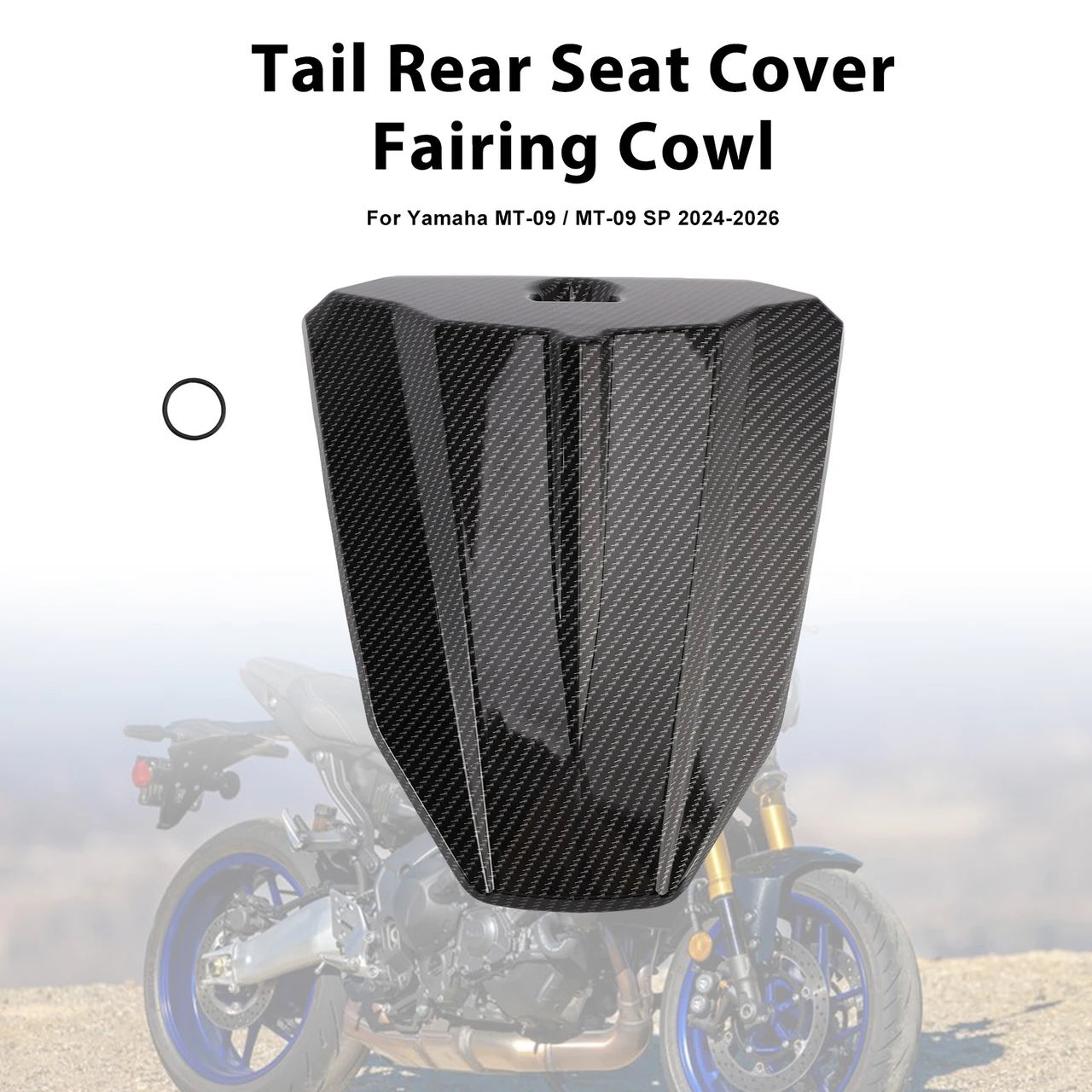 2024-2026 Yamaha MT-09 / MT-09 SP Tail Rear Seat Cover Fairing Cowl Carbon Generic