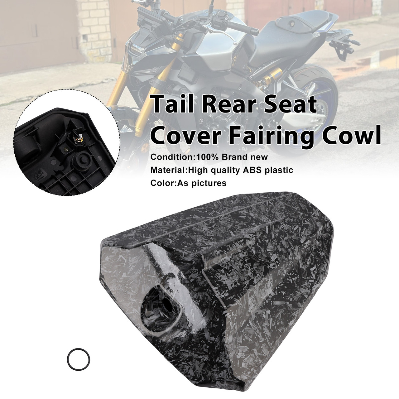 2024-2026 Yamaha MT-09 / MT-09 SP Tail Rear Seat Cover Fairing Cowl Forge Generic