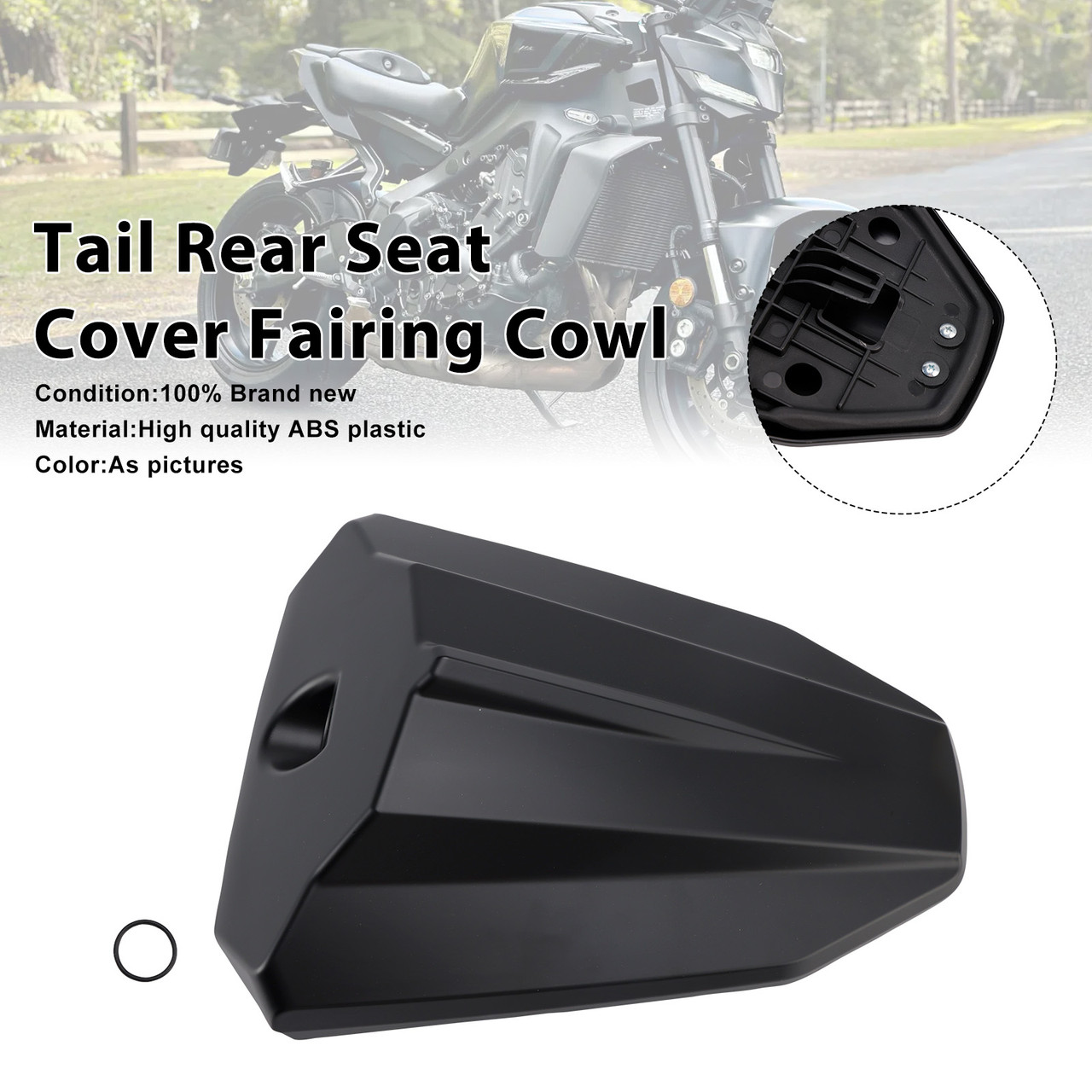2024-2026 Yamaha MT-09 / MT-09 SP Tail Rear Seat Cover Fairing Cowl Matte Black Generic