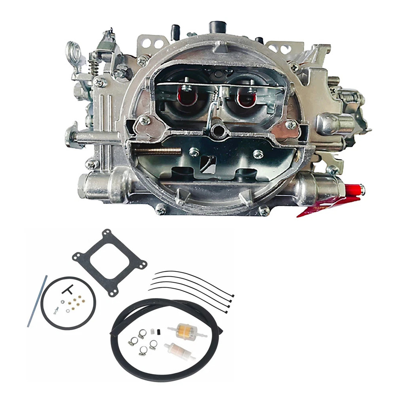 1825 Carburetor 650 CFM 4-BBL Manual Choke For Thunder AVS 1825 650 CFM