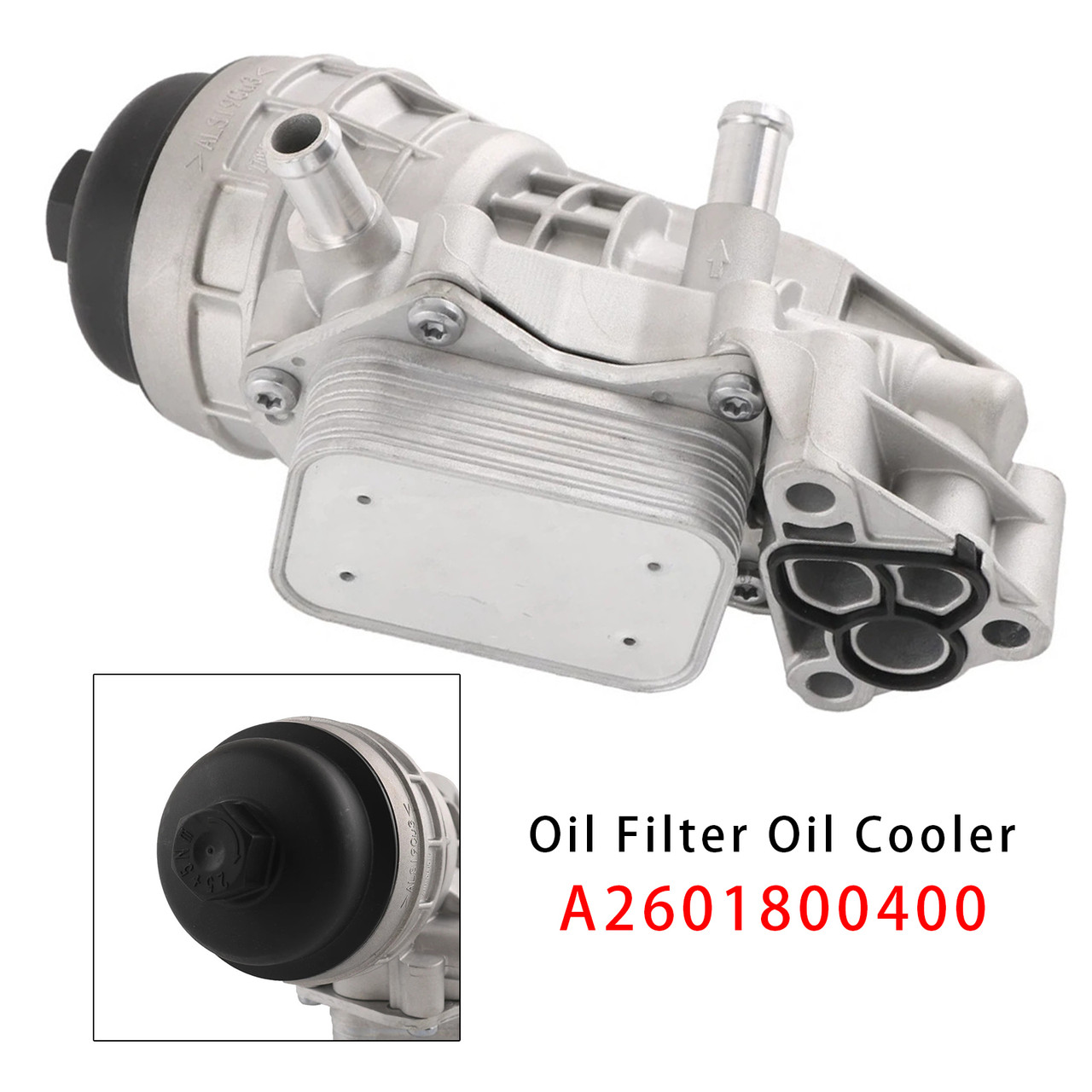 2014-2019 MERCEDES-BENZ CLA250 Engine Oil Filter Oil Cooler Assembly A2601800400 Generic
