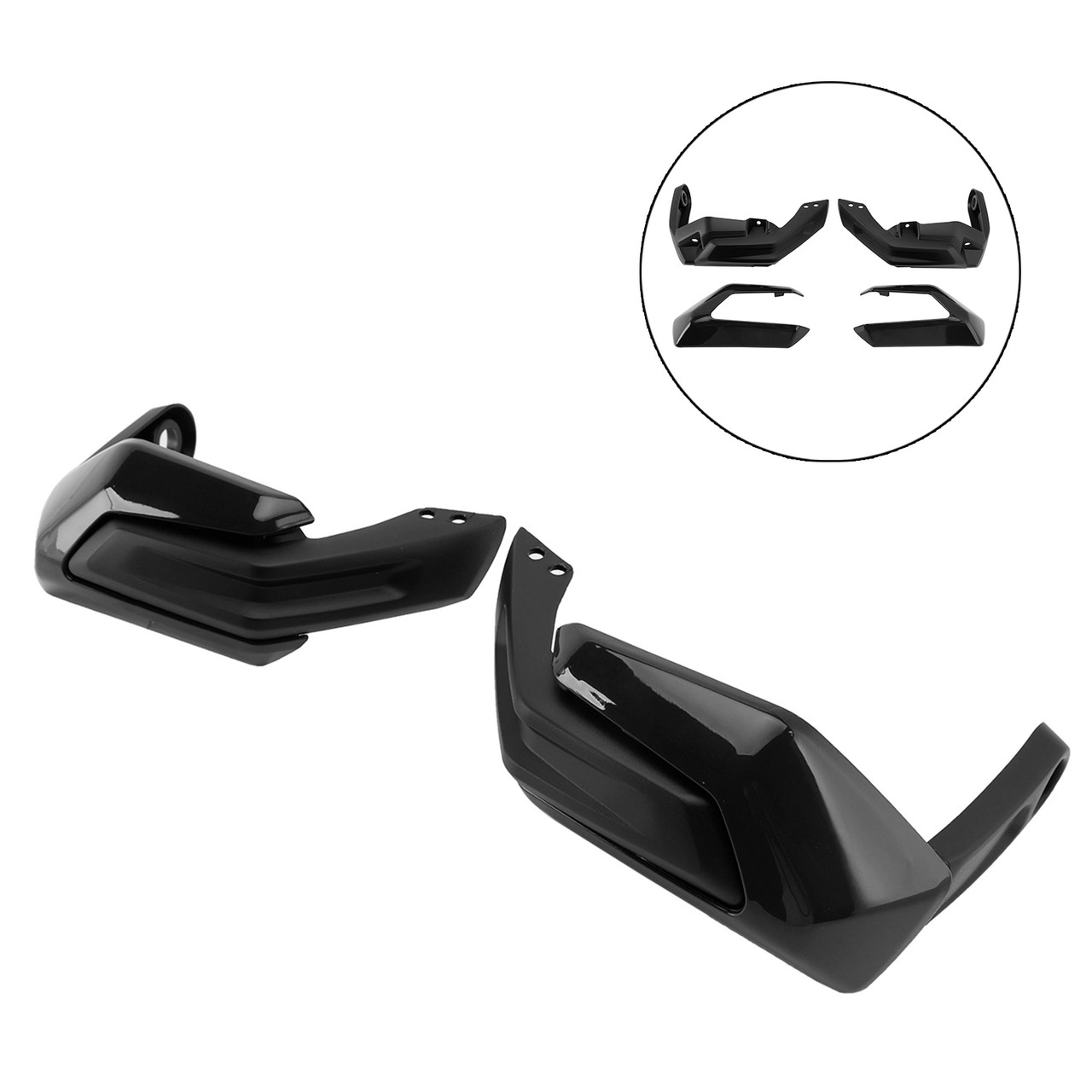 2025- Yamaha Tenere 700 T700S Handguard Protector Black Generic
