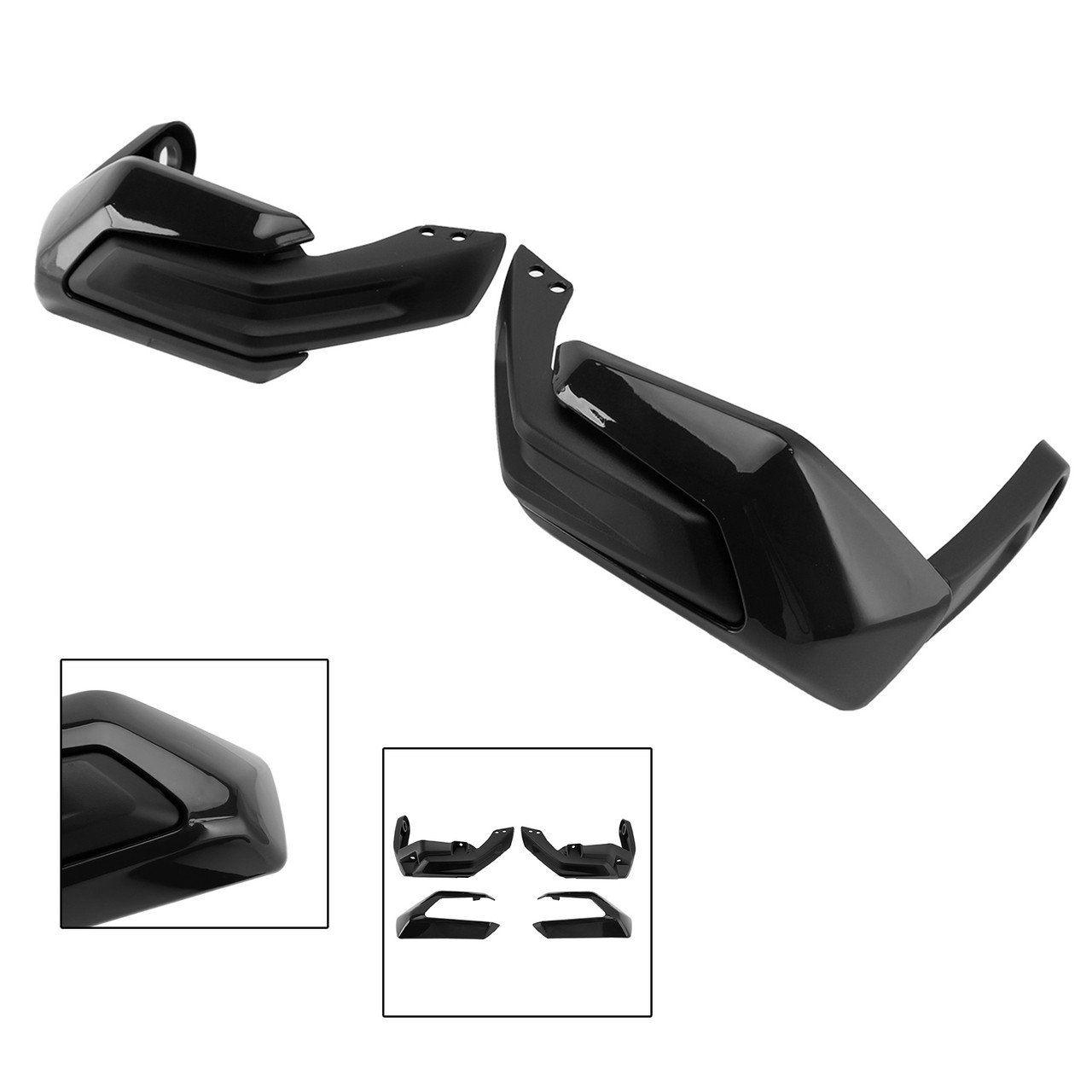 2025- Yamaha Tenere 700 T700S Handguard Protector Black Generic