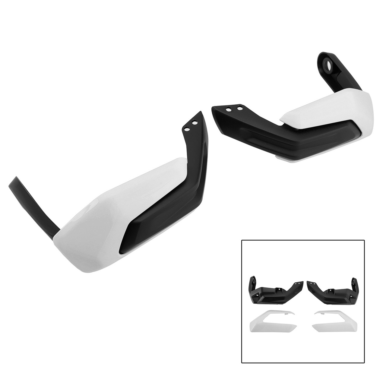 2025- Yamaha Tenere 700 T700S Handguard Protector White Generic
