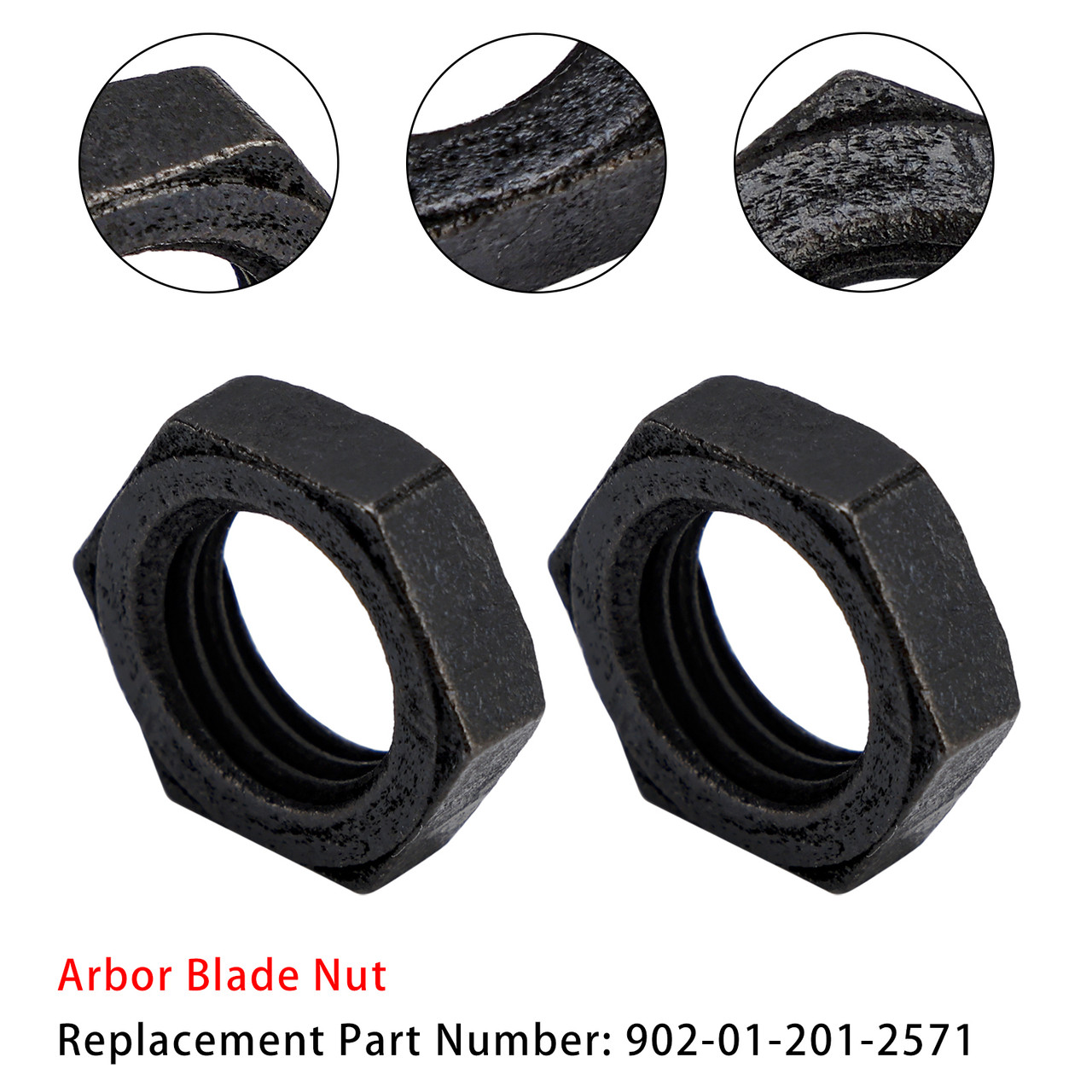2PCS For Delta Unisaw Arbor Blade Nut Right Hand Thread For Left 902-01-201-2571