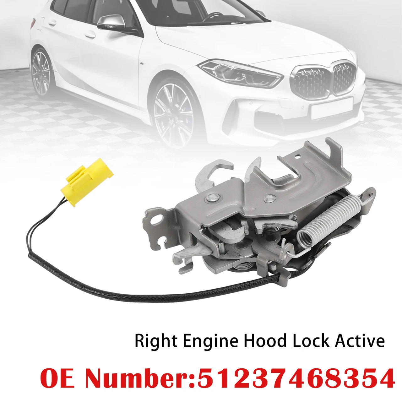 2018 2019-2024 BMW 1 F40 3 G20/ G21 Right Engine Hood Lock Active 51237468354 Generic