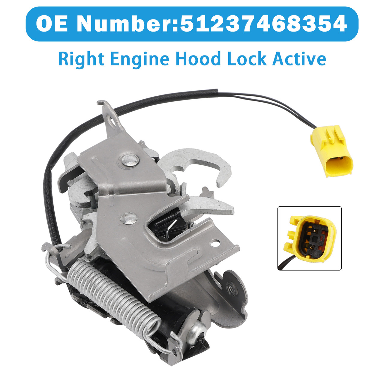 2018 2019-2024 BMW 1 F40 3 G20/ G21 Right Engine Hood Lock Active 51237468354 Generic