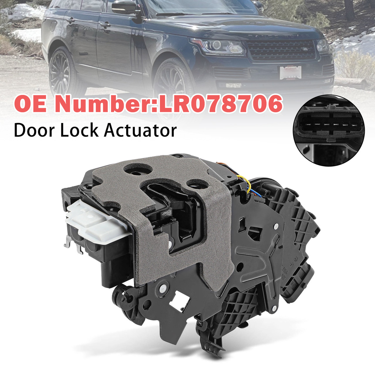 2013-2024 Land Rover Range Rover Sport II L494 Front Right Door Lock Actuator LR078729 Generic