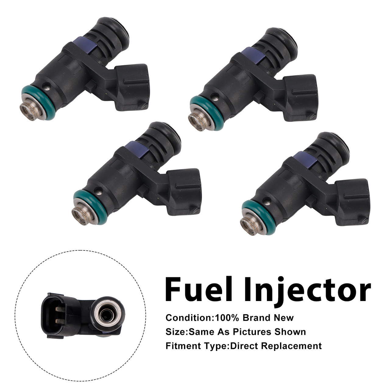 2011-2025 Seat Ibiza Mii 4Pcs Fuel Injector 04E906031L Generic