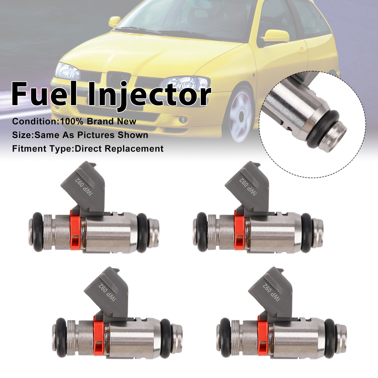 2000-2010 Skoda Octavia I 4Pcs Fuel Injector 0280158257 Generic