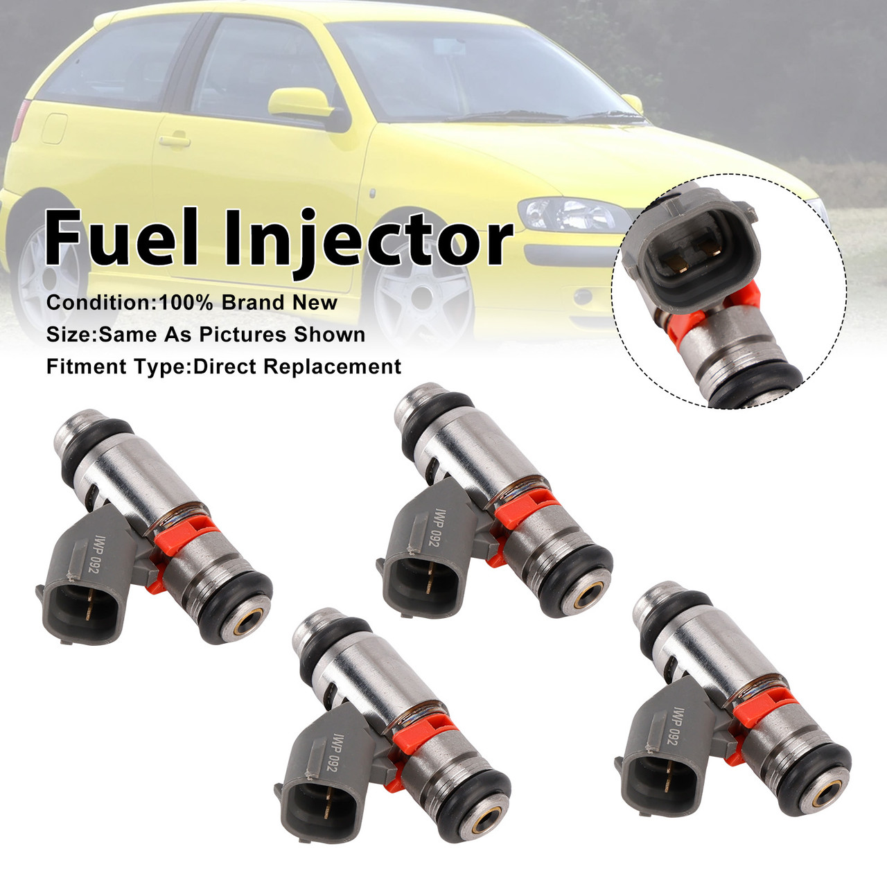 2000-2010 Skoda Octavia I 4Pcs Fuel Injector 0280158257 Generic