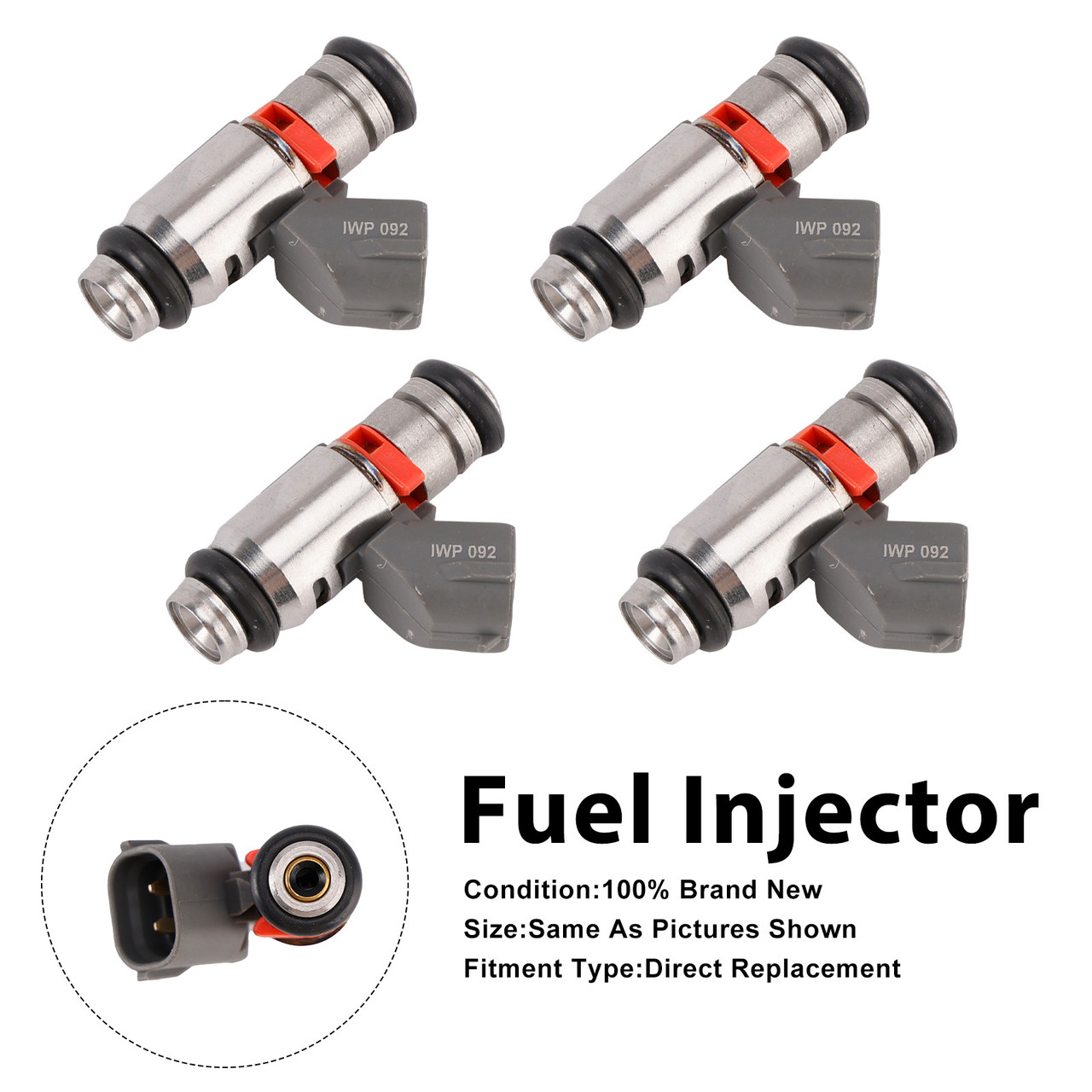 2000-2010 Skoda Octavia I 4Pcs Fuel Injector 0280158257 Generic
